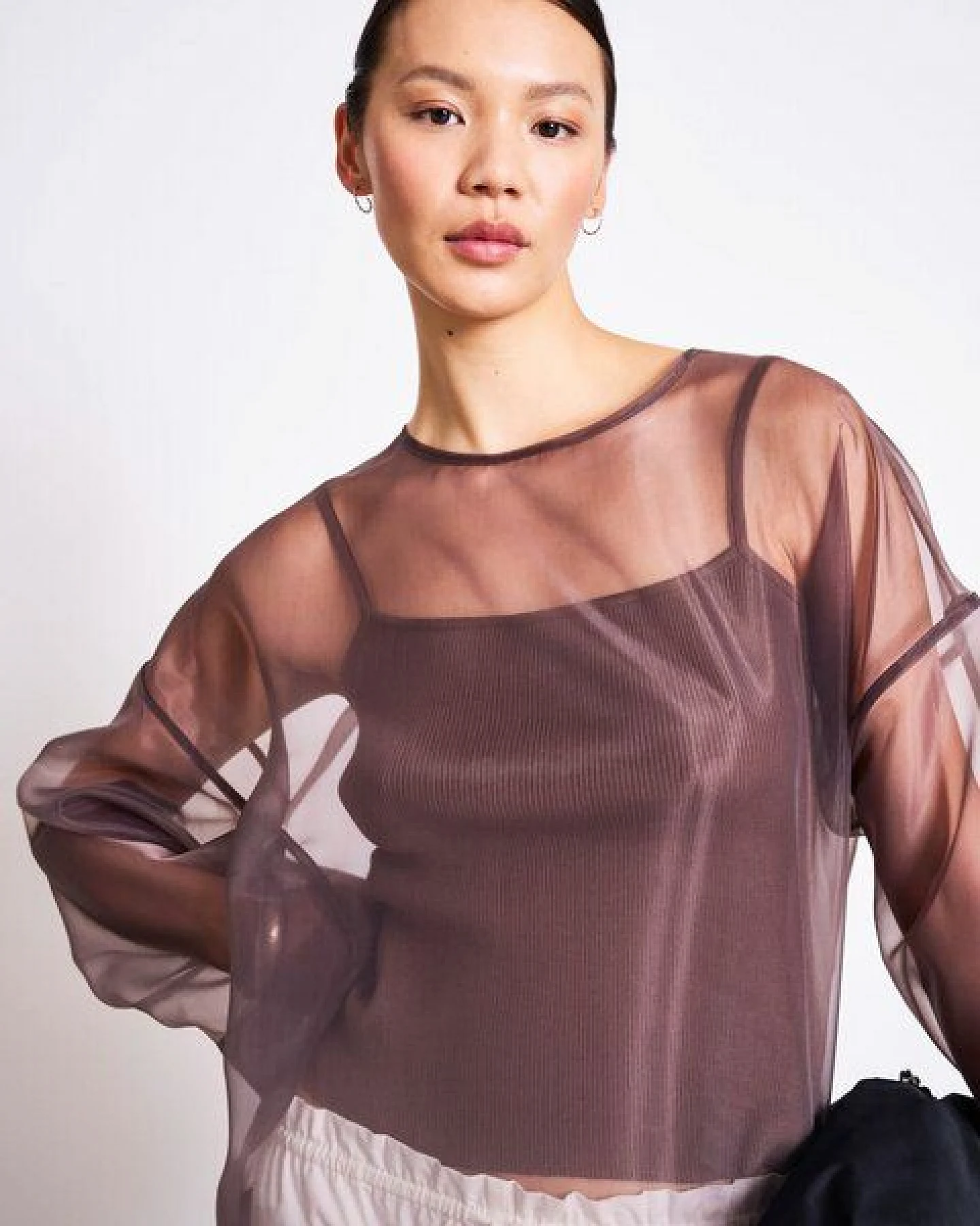 JAN N JUNE Organza-Langarmshirt SIMIA – Ansicht 4