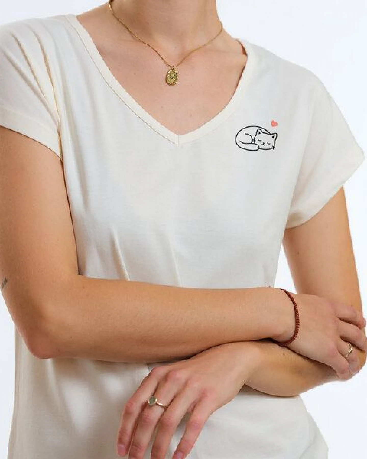 GARY MASH Shirt Ellis mit kleinem Kätzchen aus TENCEL Lyocell Mix – Ansicht 3