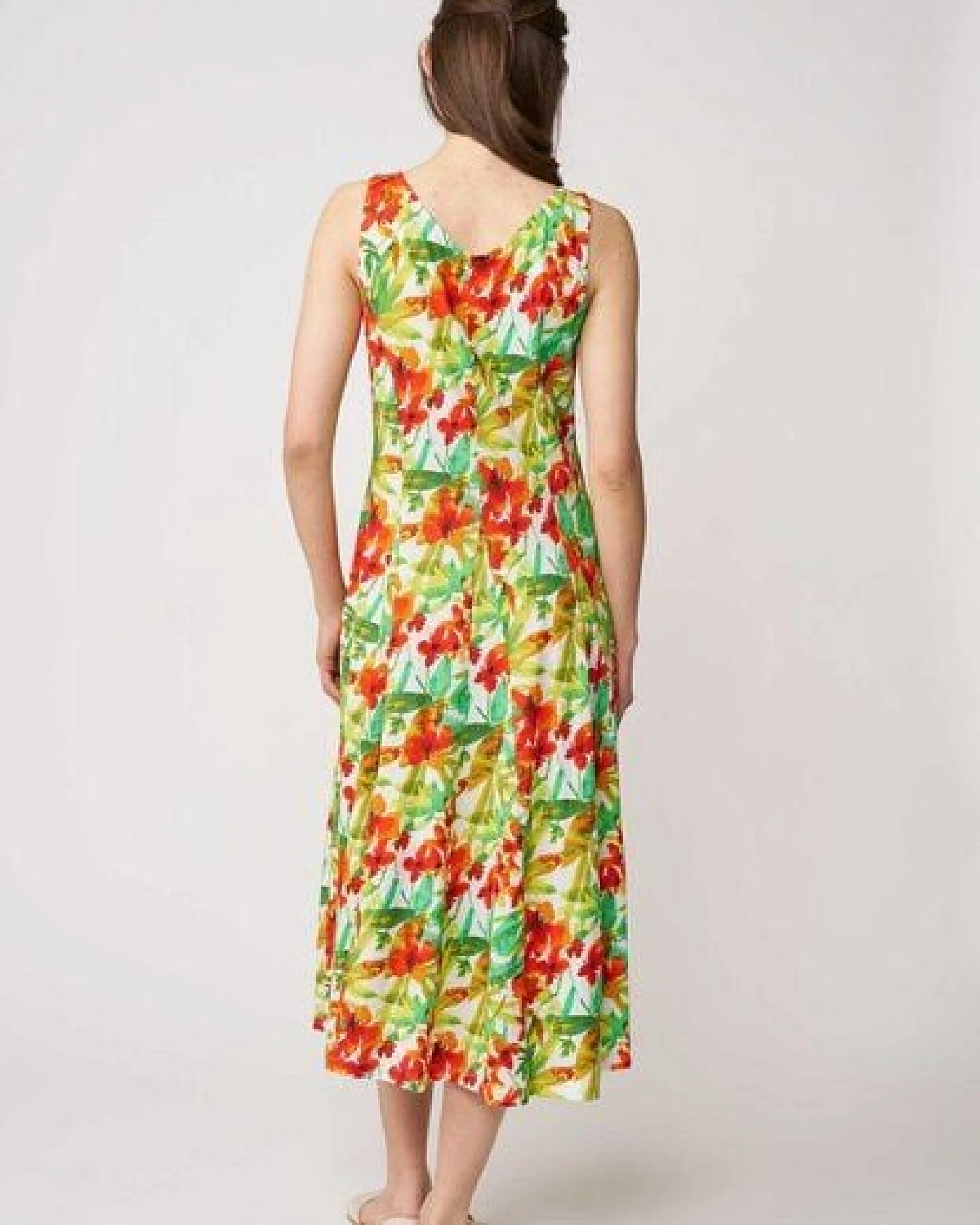 LANA Organic Sommerkleid aus Bio Baumwolle, ärmellos, Modell Jule – Ansicht 3