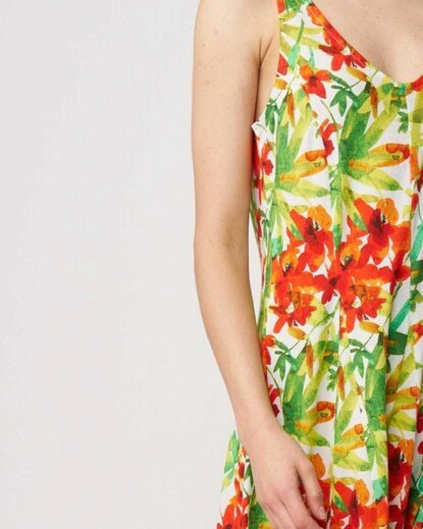 LANA Organic Sommerkleid aus Bio Baumwolle, ärmellos, Modell Jule – Ansicht 4