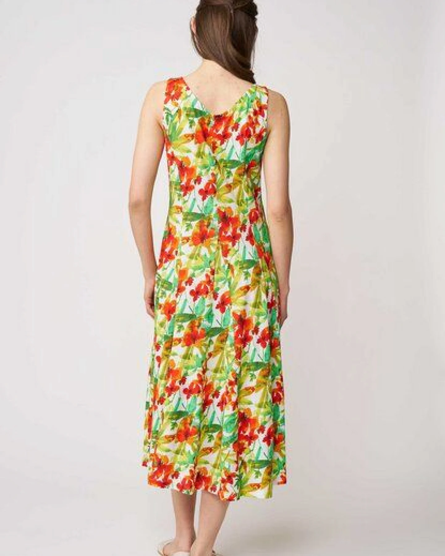 LANA Organic Sommerkleid aus Bio Baumwolle, ärmellos, Modell Jule – Ansicht 3