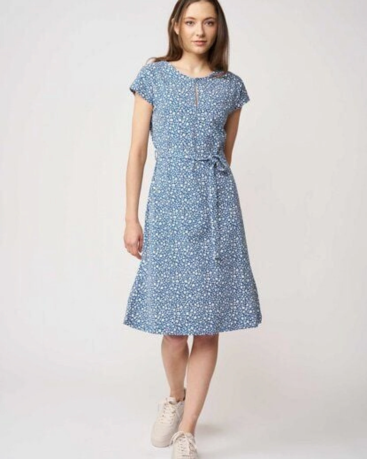 LANA Organic Sommerkleid für Damen, Modell Cinthia – Ansicht 2
