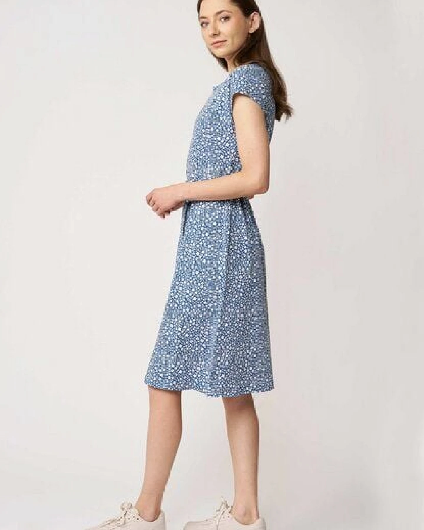 LANA Organic Sommerkleid für Damen, Modell Cinthia – Ansicht 3