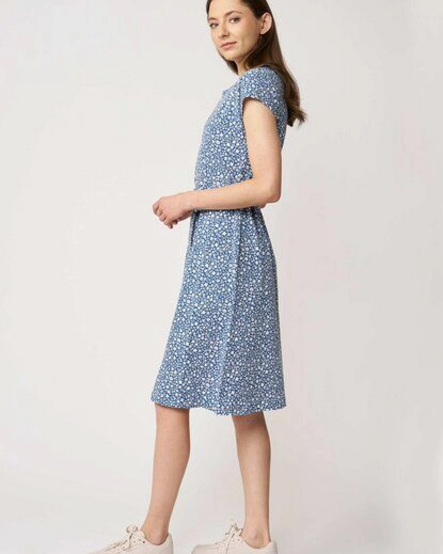 LANA Organic Sommerkleid für Damen, Modell Cinthia – Ansicht 3