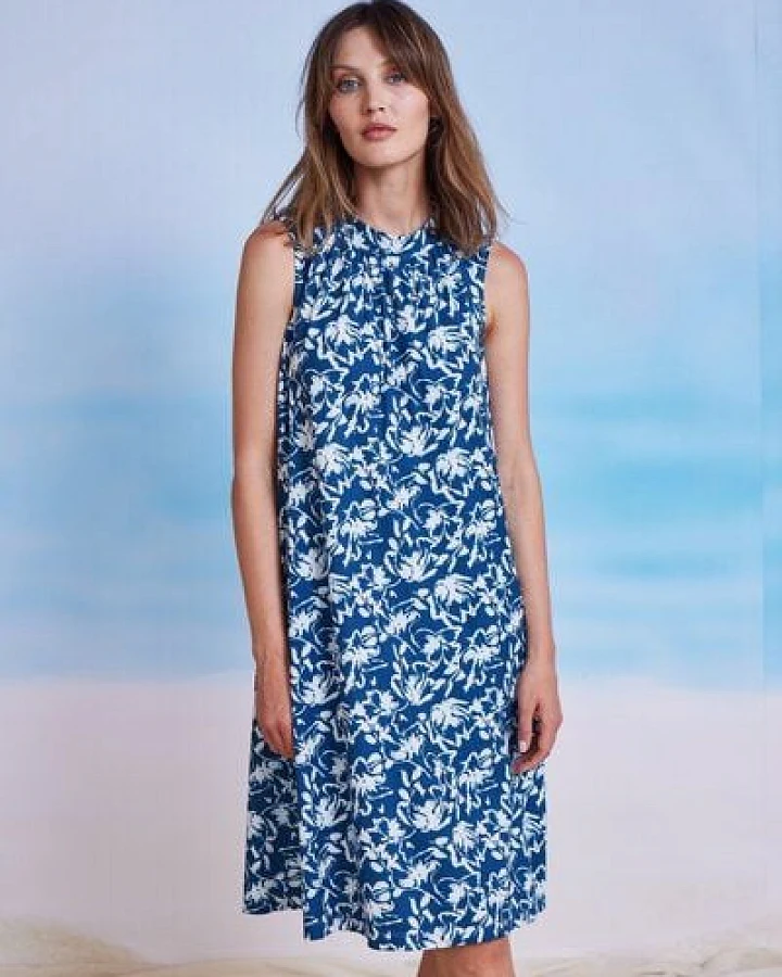 LANA Organic Sommerkleid, ärmellos, Modell Fabiana