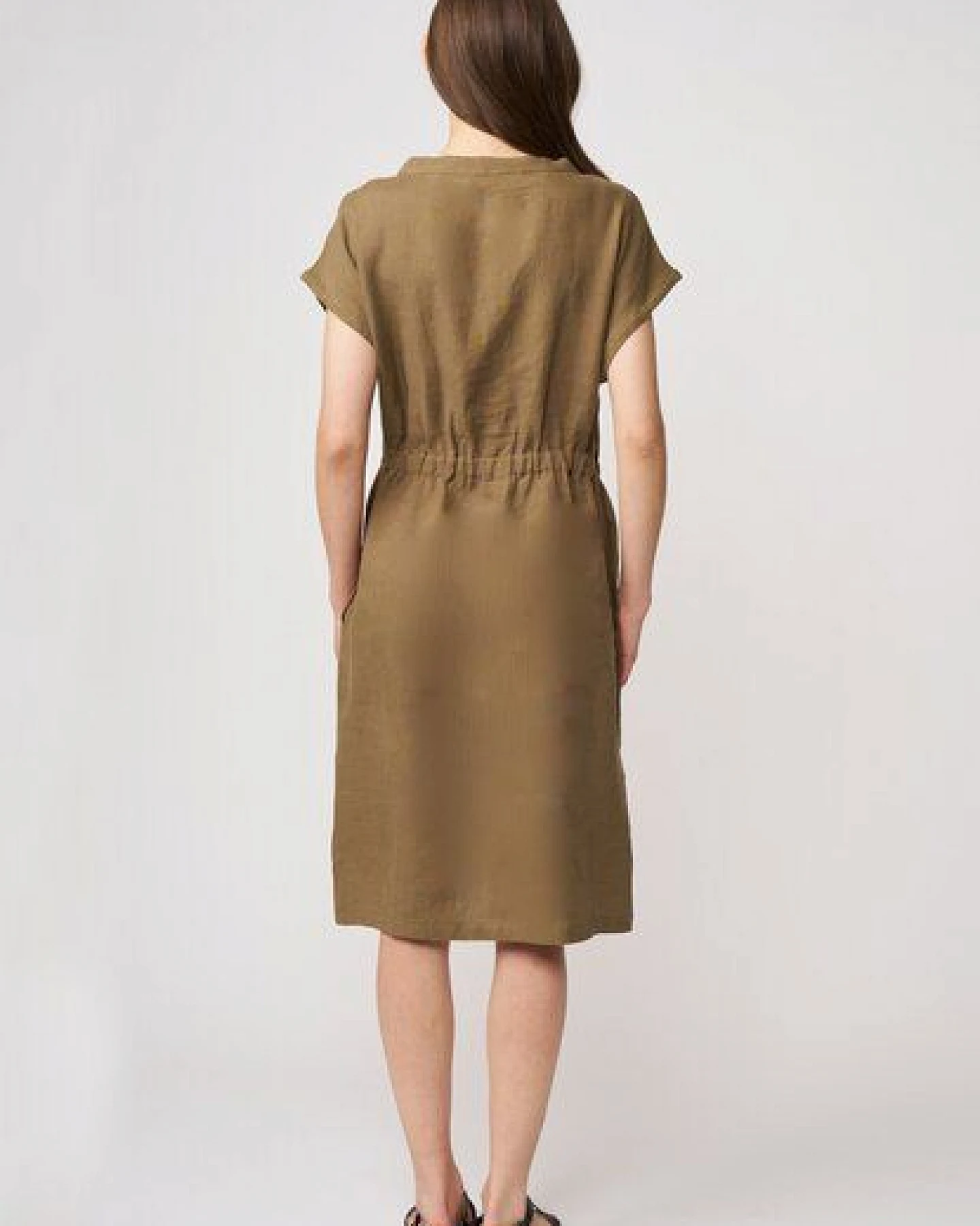 LANA Organic Leinenkleid für Damen, Modell Filipa – Ansicht 3
