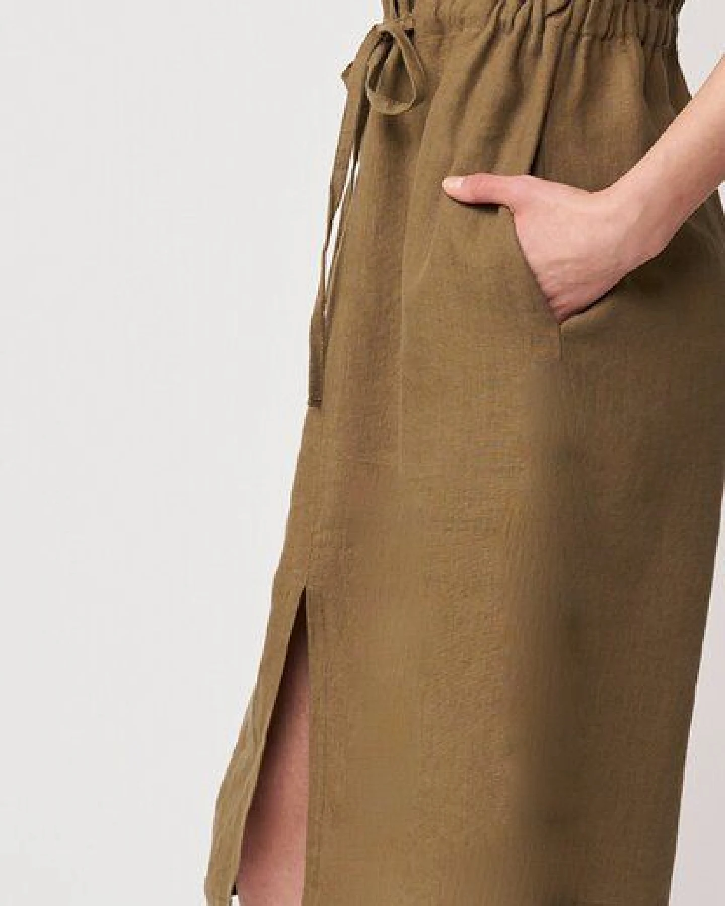 LANA Organic Leinenkleid für Damen, Modell Filipa – Ansicht 4