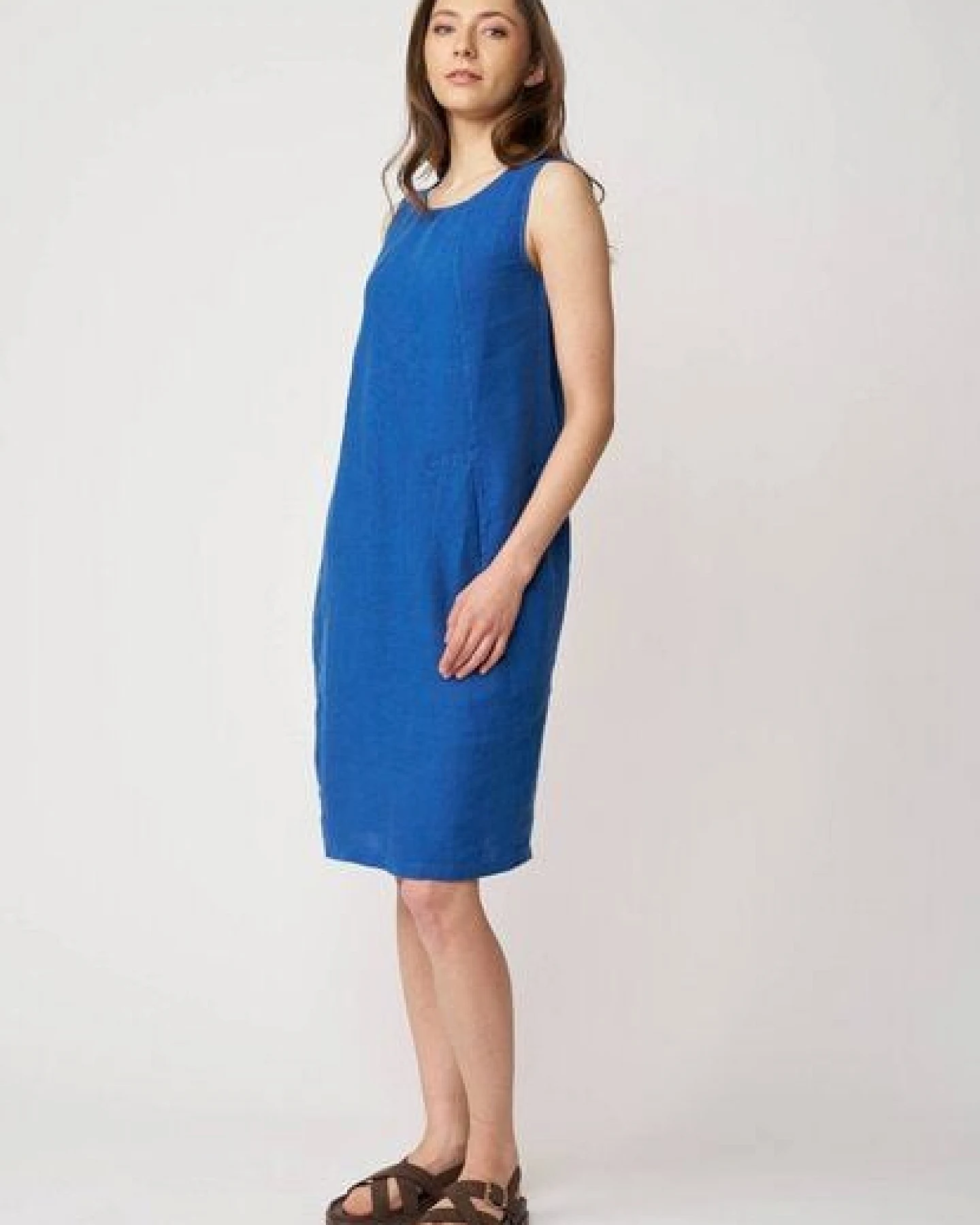 LANA Organic Leinenkleid für Damen, Modell Carena – Ansicht 2