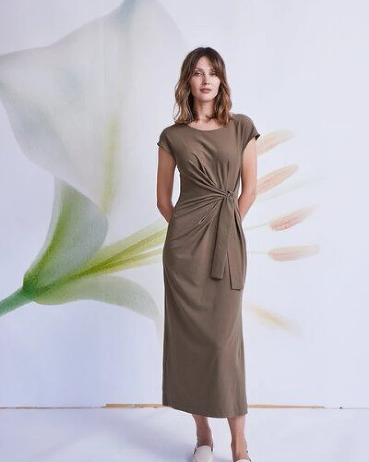 LANA Organic elegantes Sommerkleid, Modell Marly