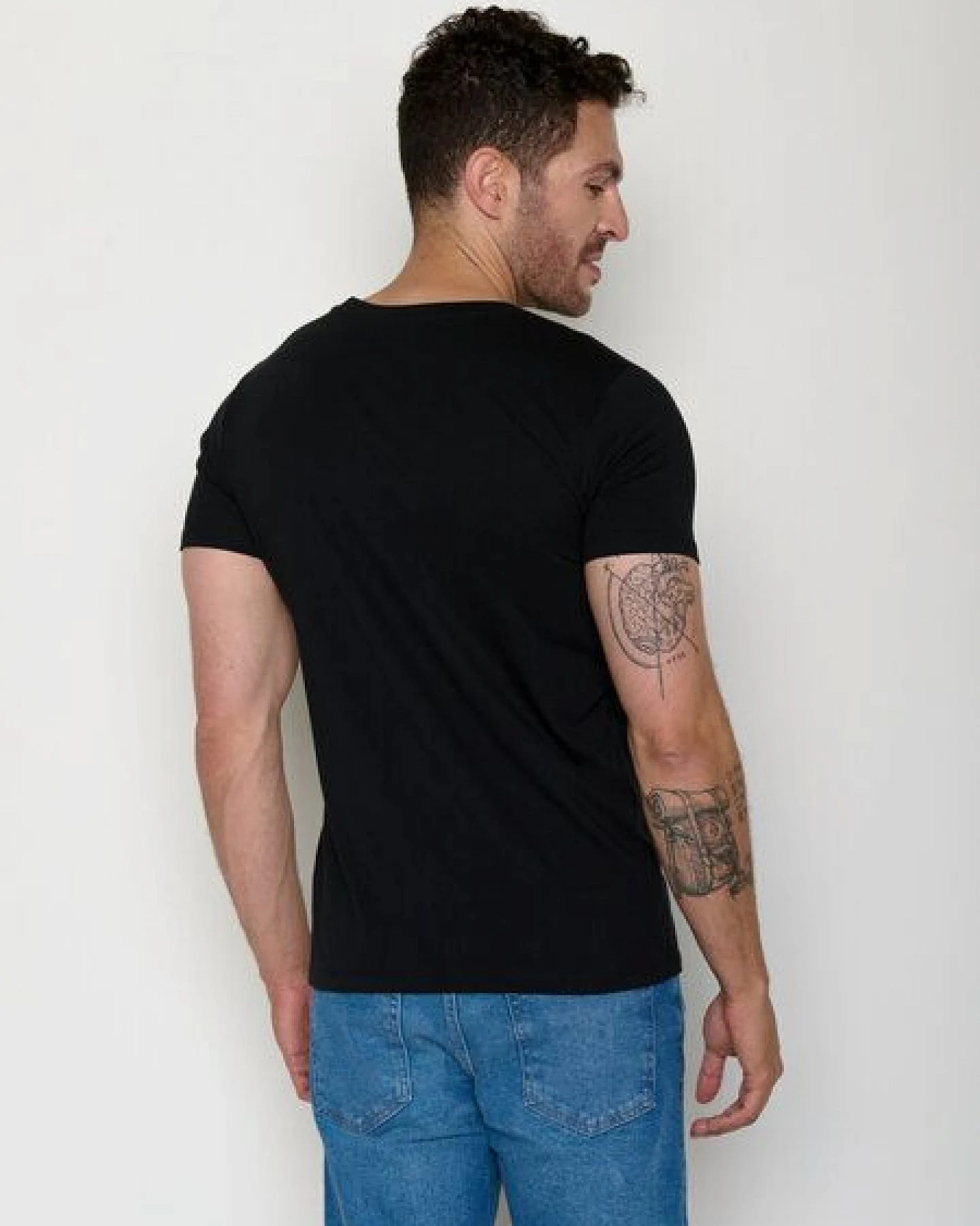 GREENBOMB Basic T-Shirt Guide Black – Ansicht 3