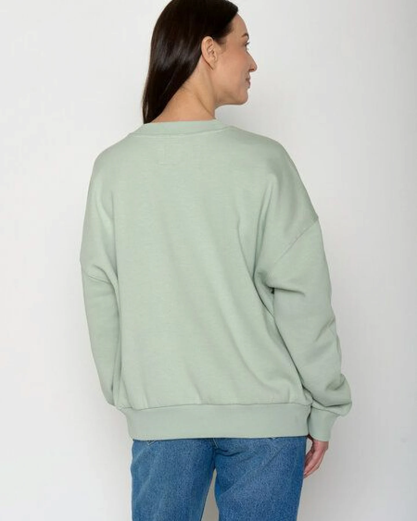 GREENBOMB Sweatshirt No Rain Core Muted Mint – Ansicht 3