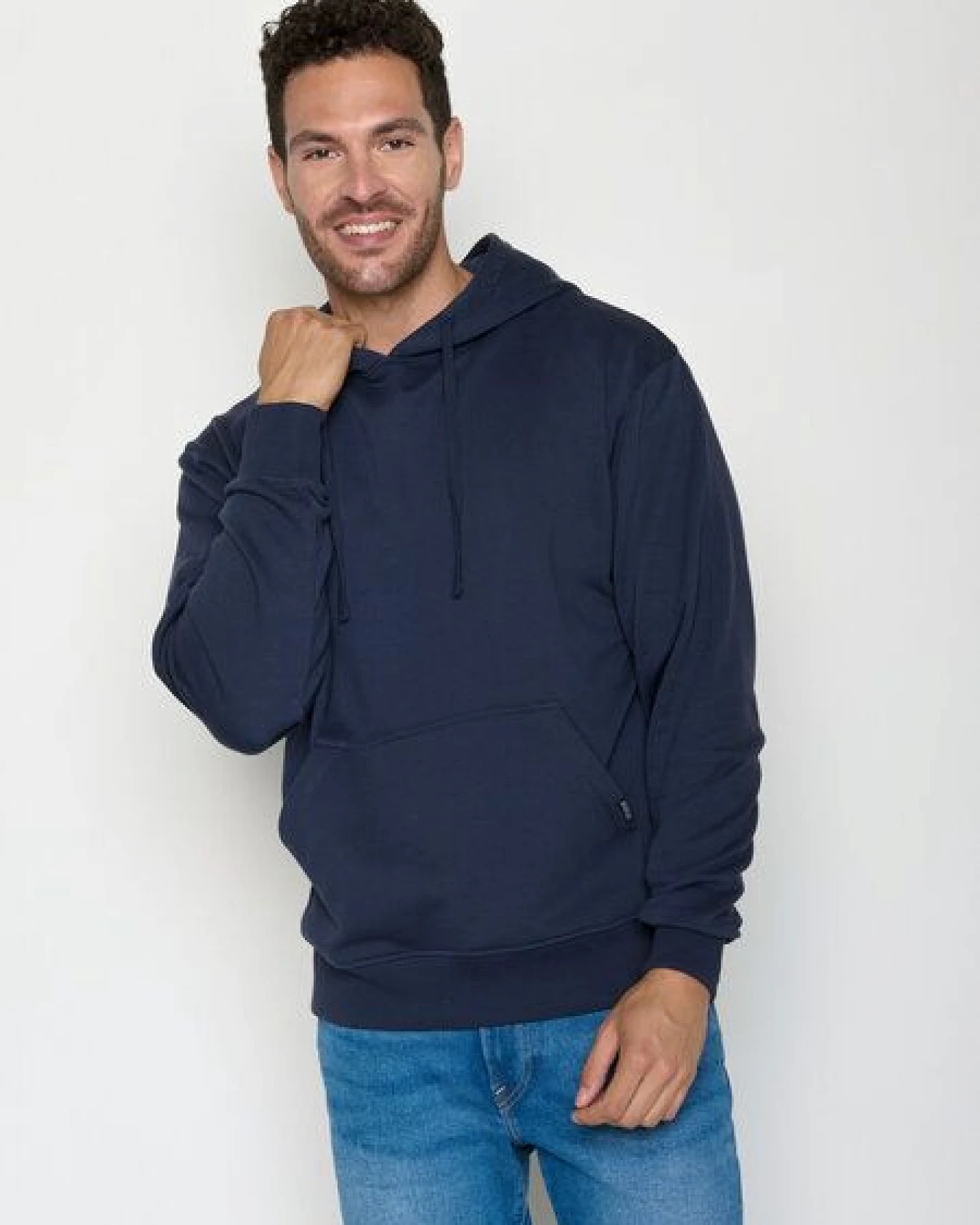 GREENBOMB Basic-Hoodie Joy Navy – Ansicht 2