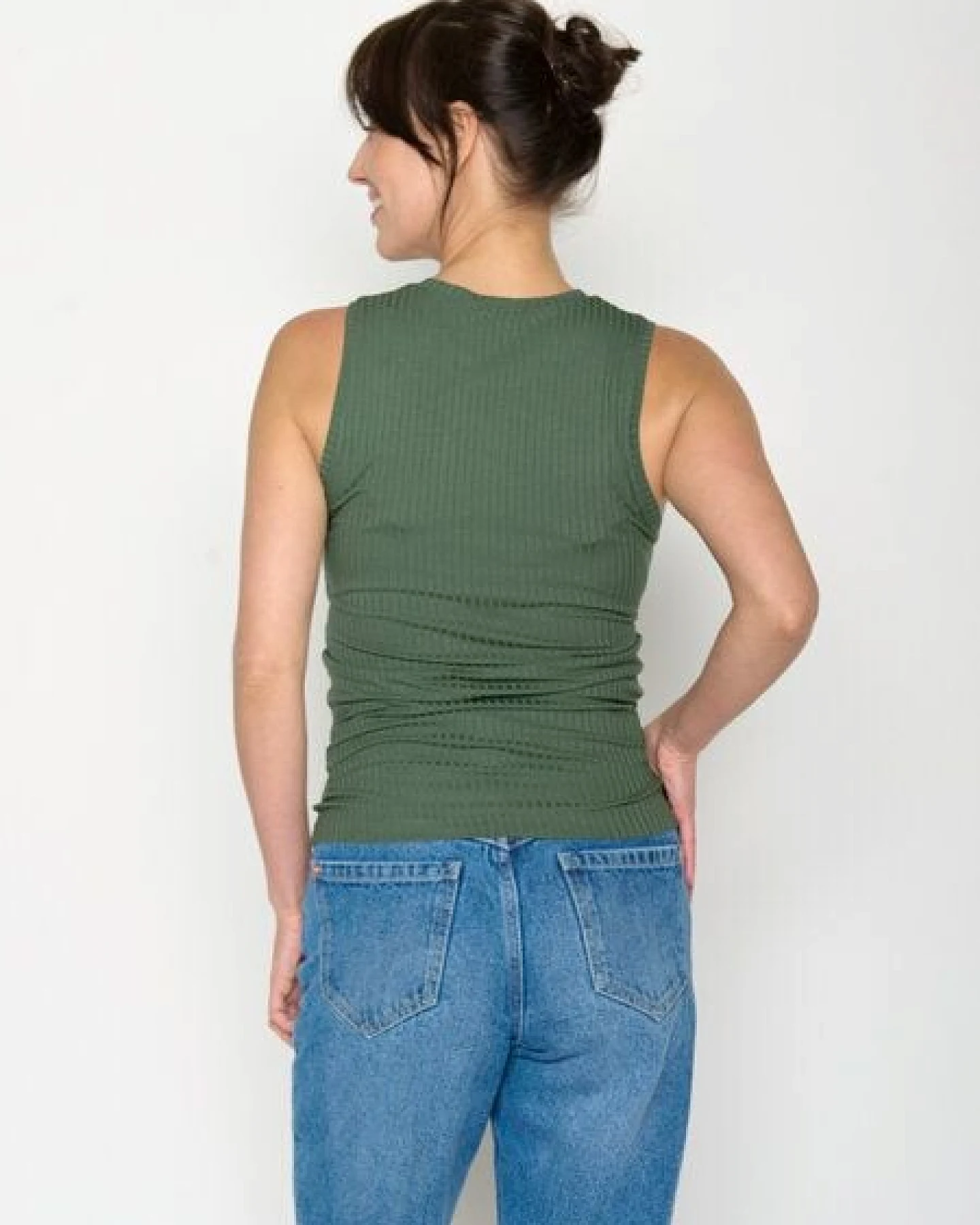 GREENBOMB Ripp-Top Olive – Ansicht 3