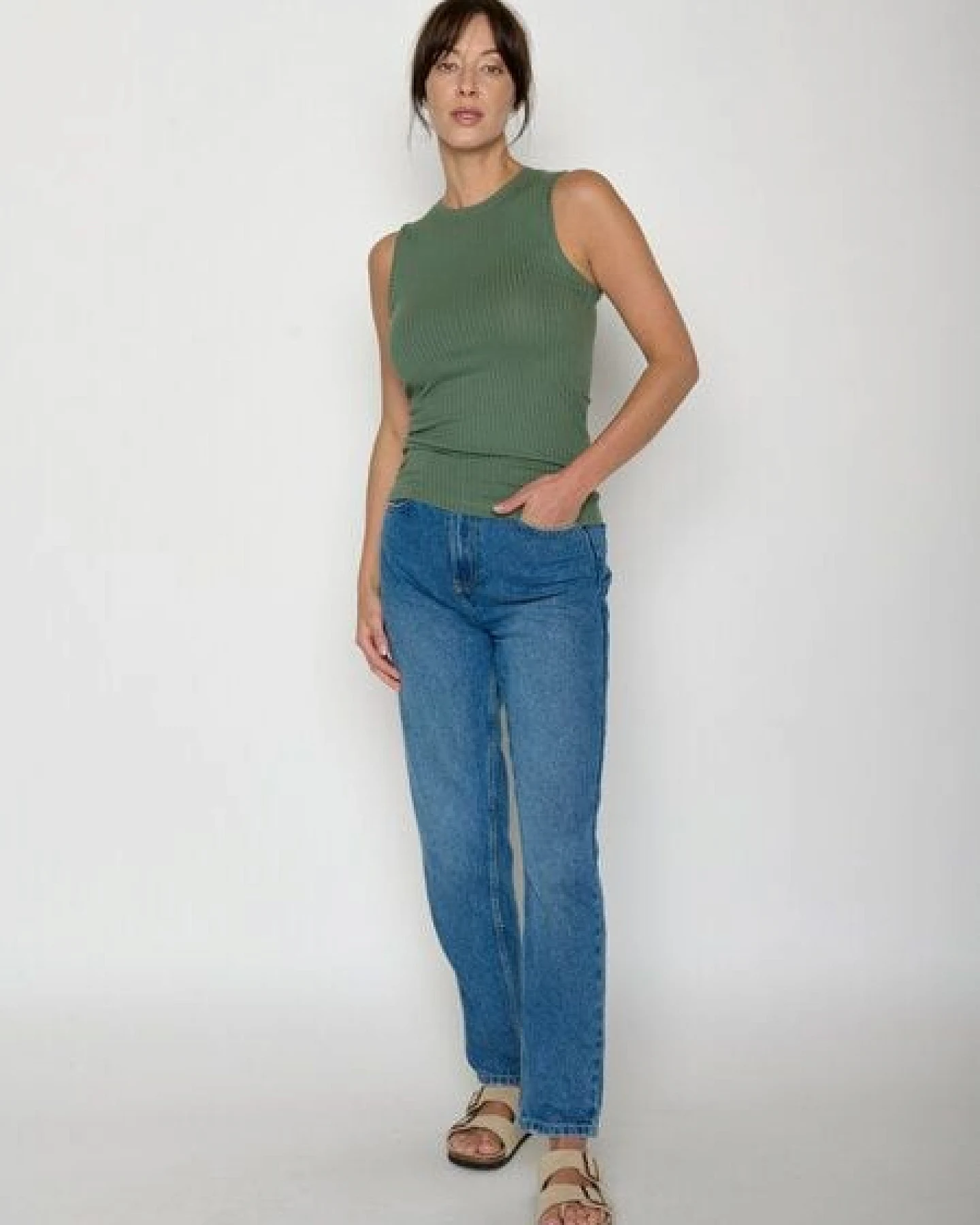 GREENBOMB Ripp-Top Olive – Ansicht 4
