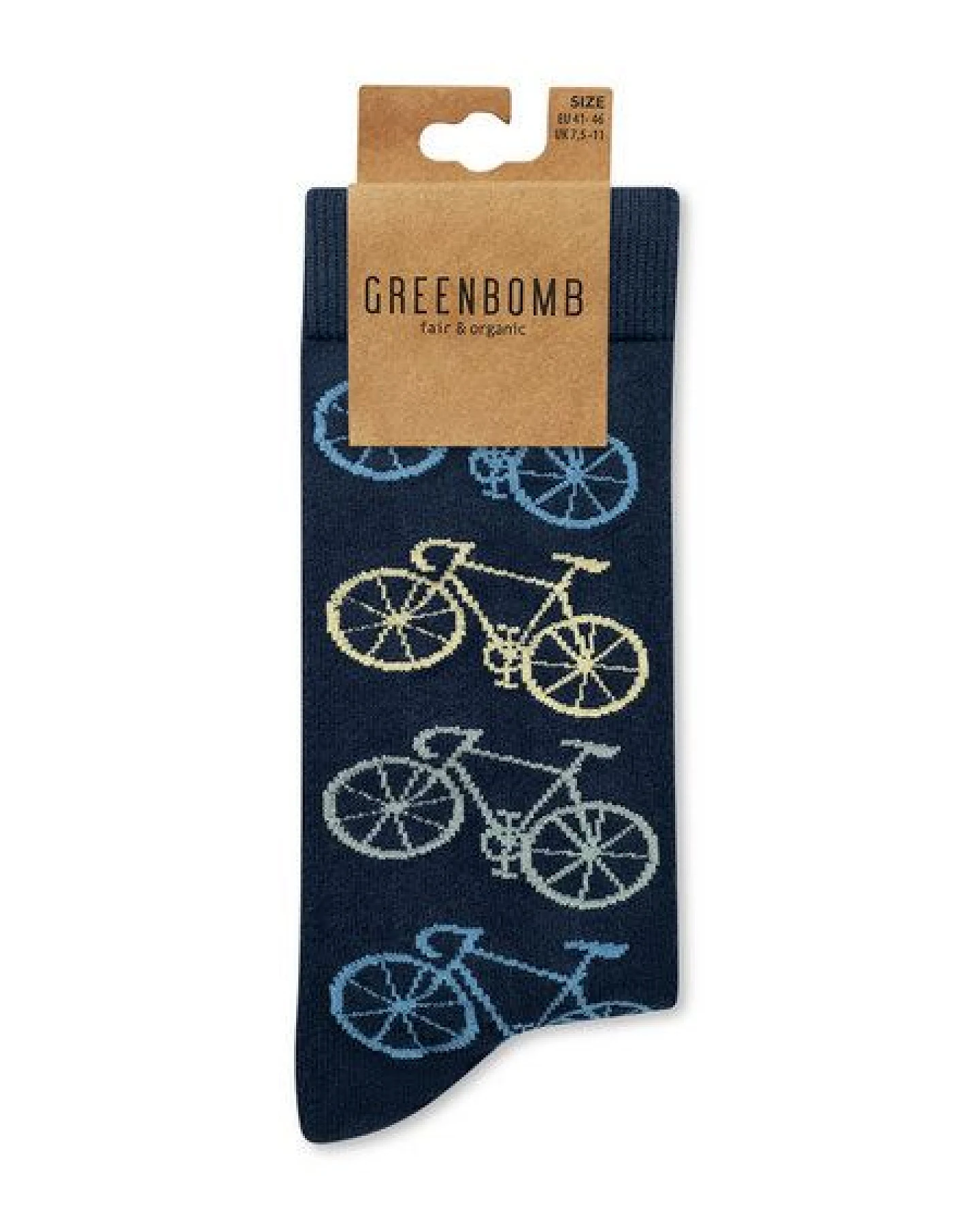 GREENBOMB Socken Bike Big 4 Navy – Ansicht 2