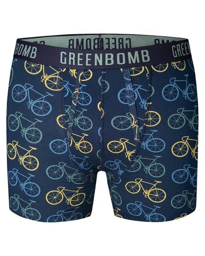 GREENBOMB Herren-Trunks Bike Big 4 Navy