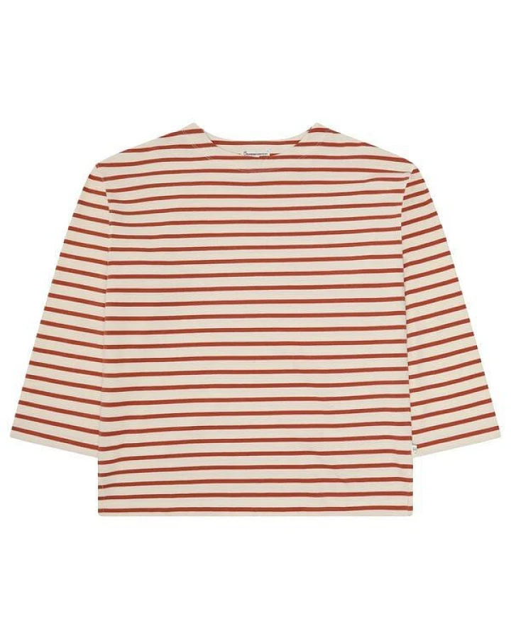KnowledgeCotton Apparel Longsleeve Stripes