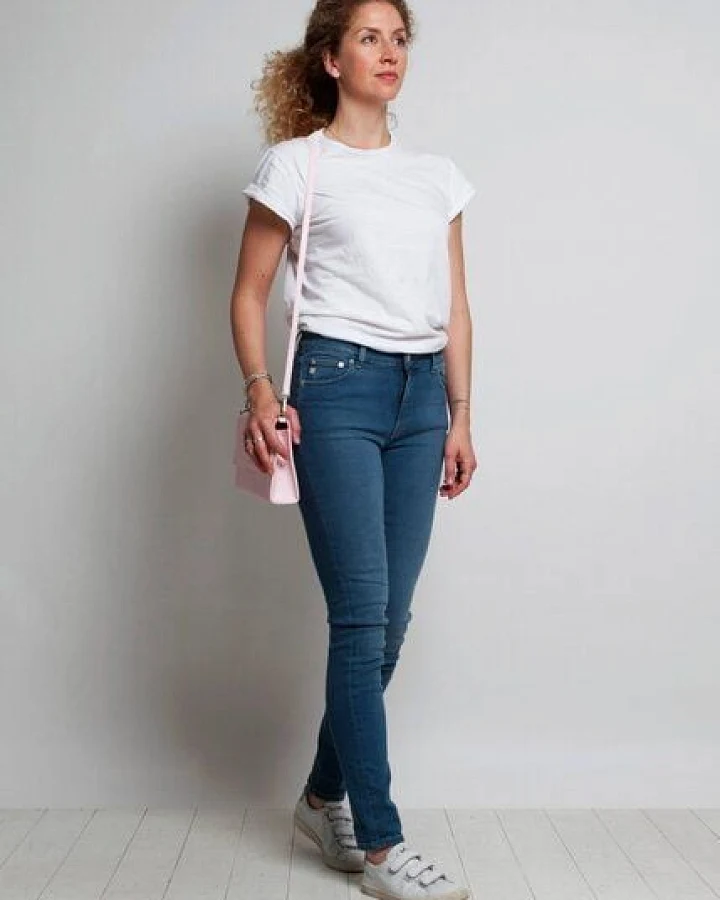 MUD Jeans Jeans Skinny Fit - Hazen - Pure Blue