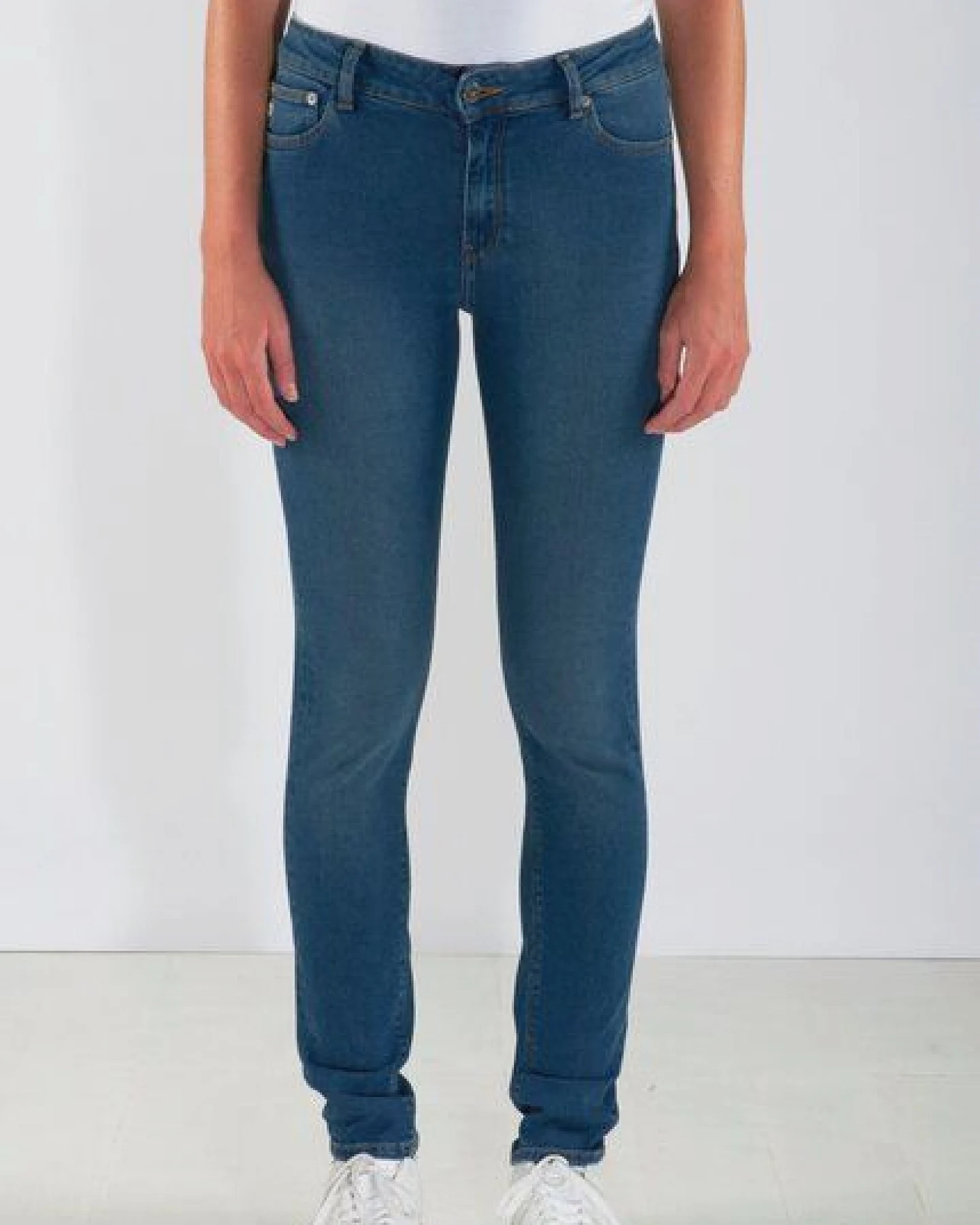MUD Jeans Jeans Skinny Fit - Hazen - Pure Blue – Ansicht 2