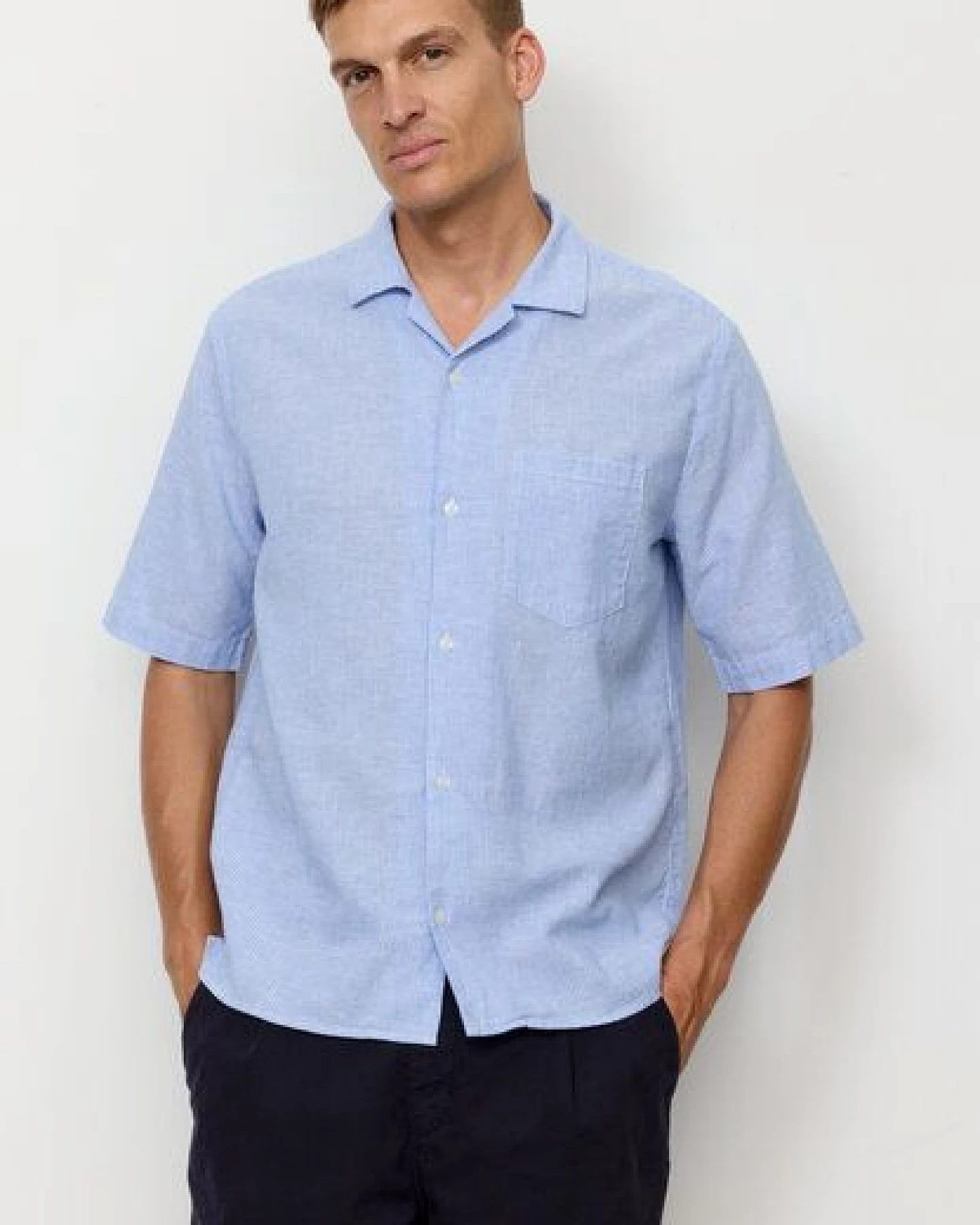 recolution Kurzarm-Hemd CASHEW STRIPES – Ansicht 2
