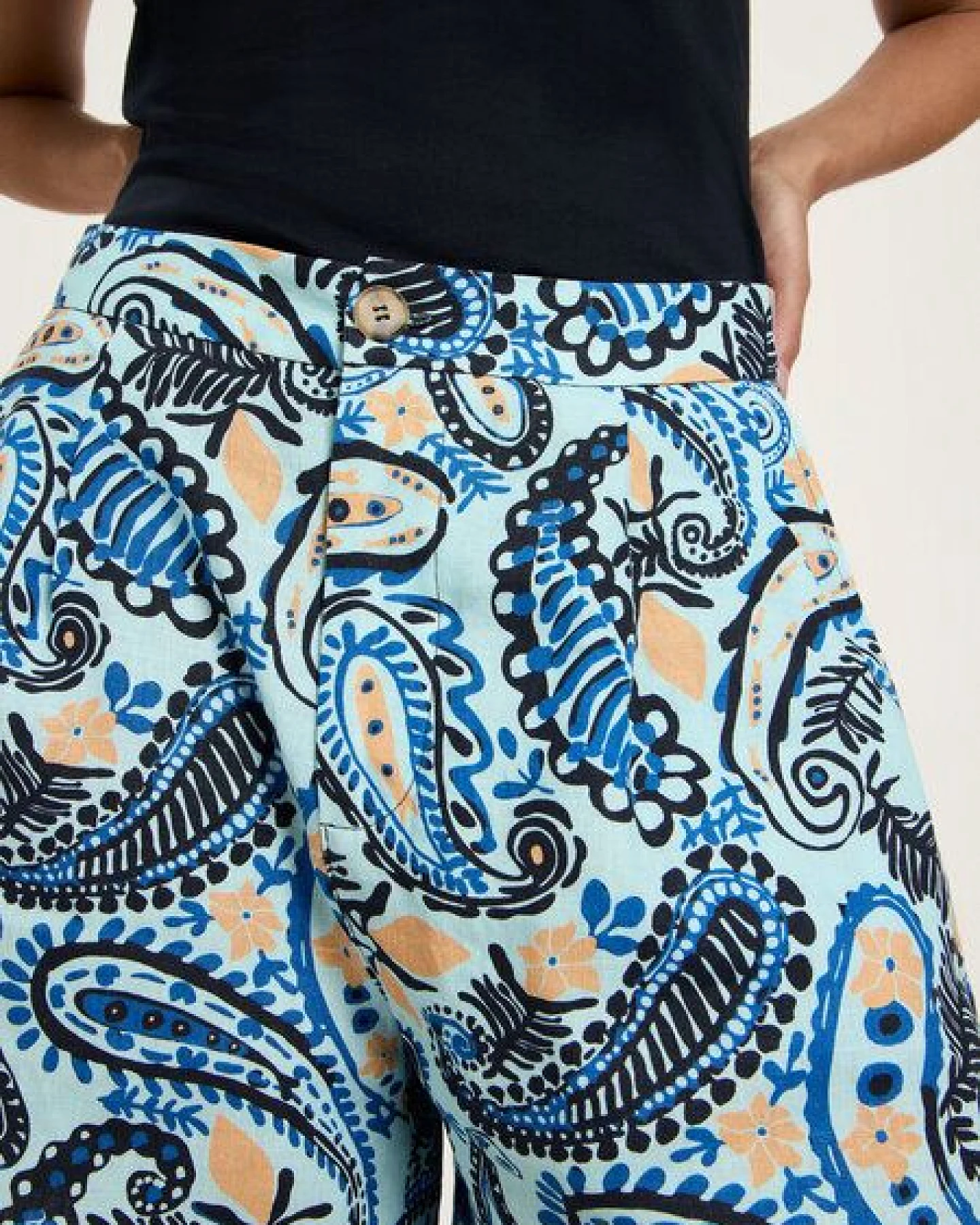 LANIUS Shorts (GOTS) aus Bio-Leinen – Ansicht 4