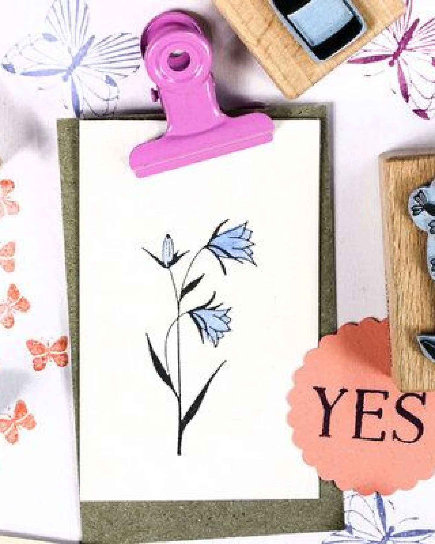 STUDIO KARAMELO STEMPEL GLOCKENBLUME, Blumenstempel – Ansicht 3