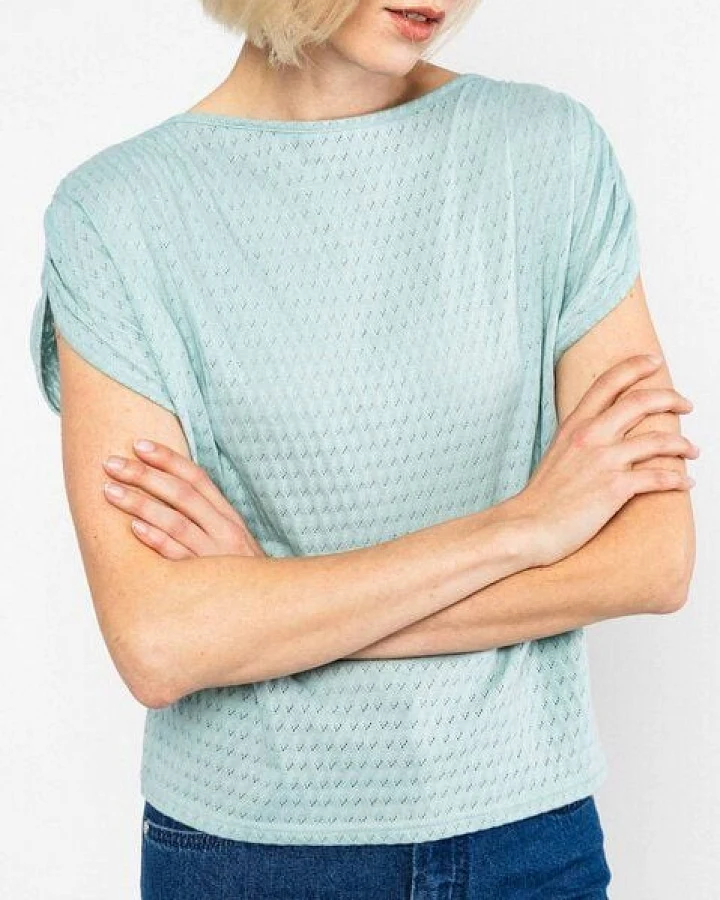 Blutsgeschwister Bluse aus Bio-Baumwolle "Filigree Strong & Easy"