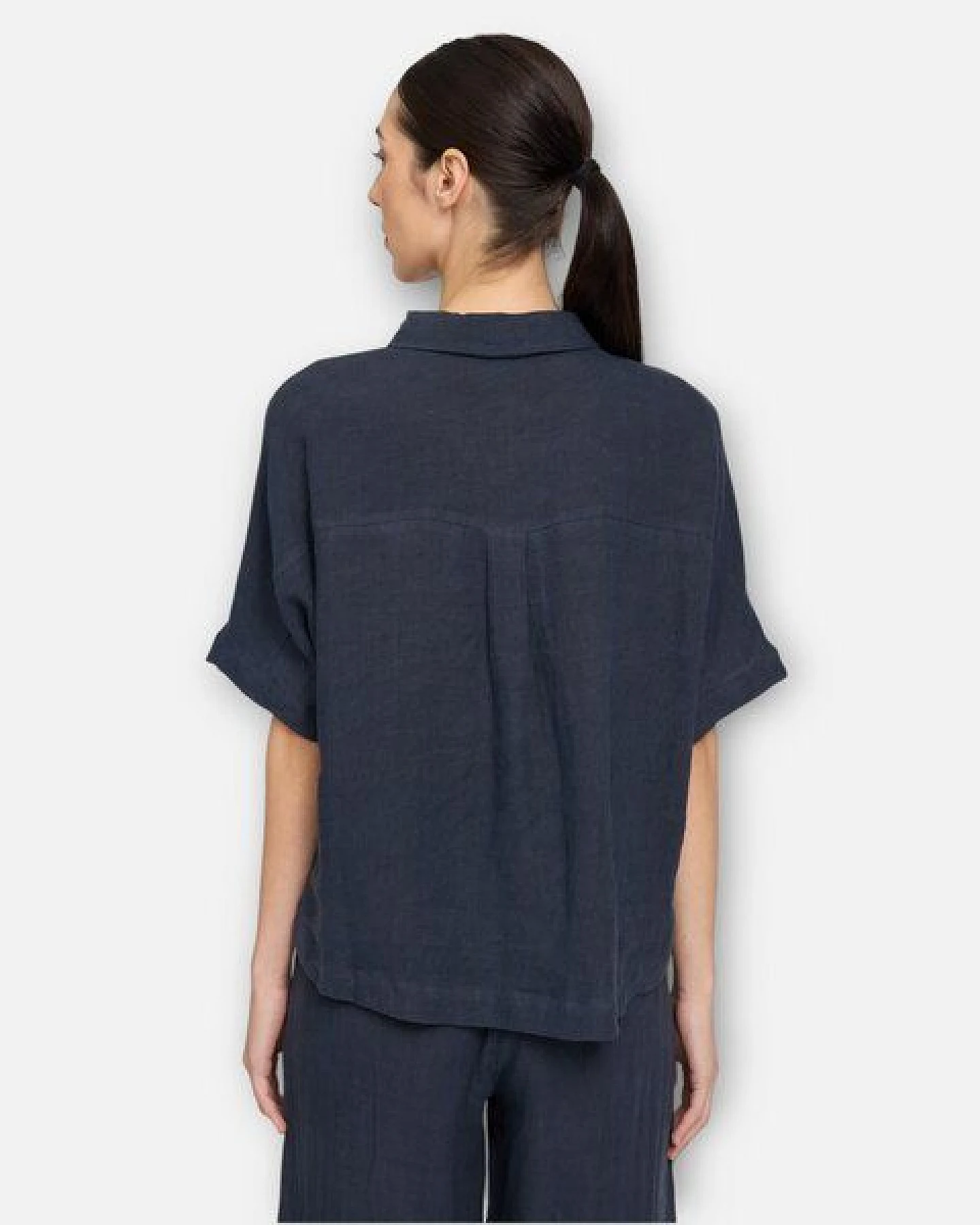 Mazine Kurzarmbluse - Short Sleeve Linen Shirt – Ansicht 3