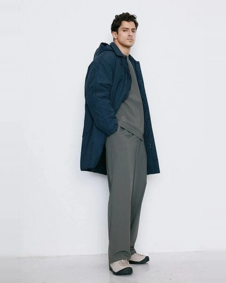Unfeigned Puffed Coat WR, Dark Navy