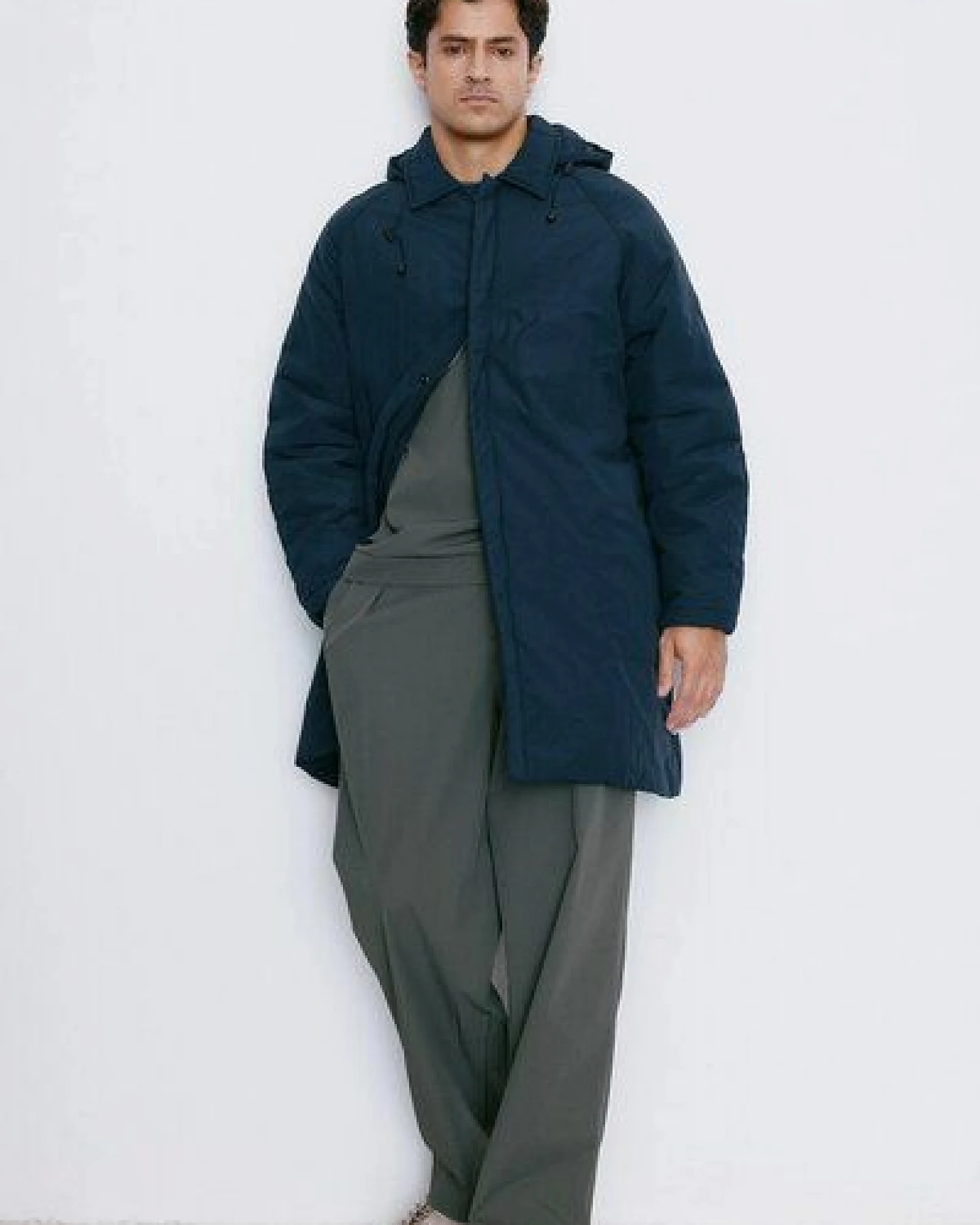 Unfeigned Puffed Coat WR, Dark Navy – Ansicht 3