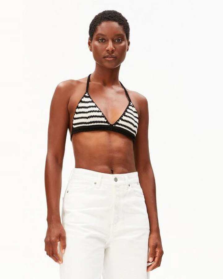 ARMEDANGELS STRIPE Damen Stricktop aus 100% Bio-Baumwolle