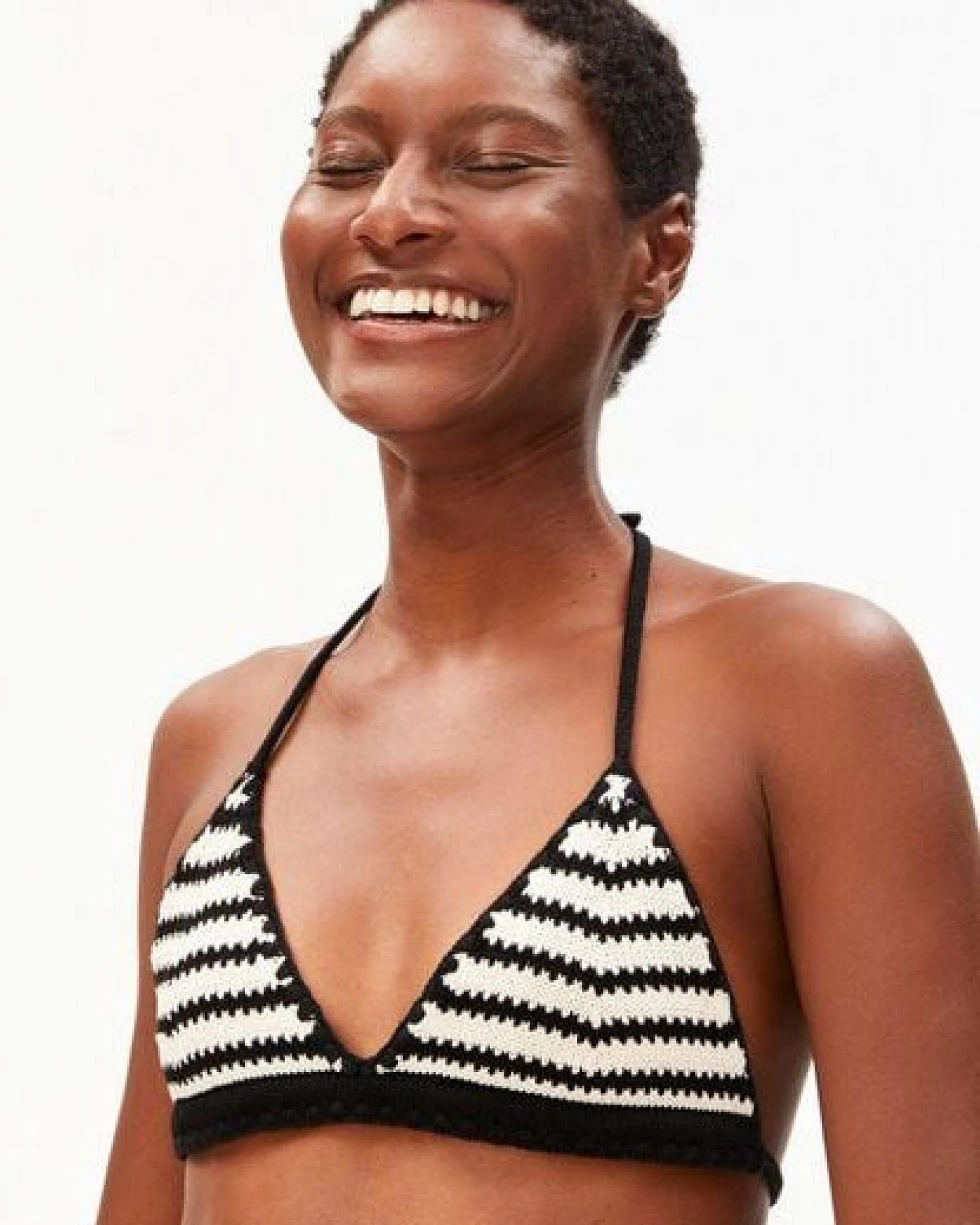 ARMEDANGELS STRIPE Damen Stricktop aus 100% Bio-Baumwolle – Ansicht 3