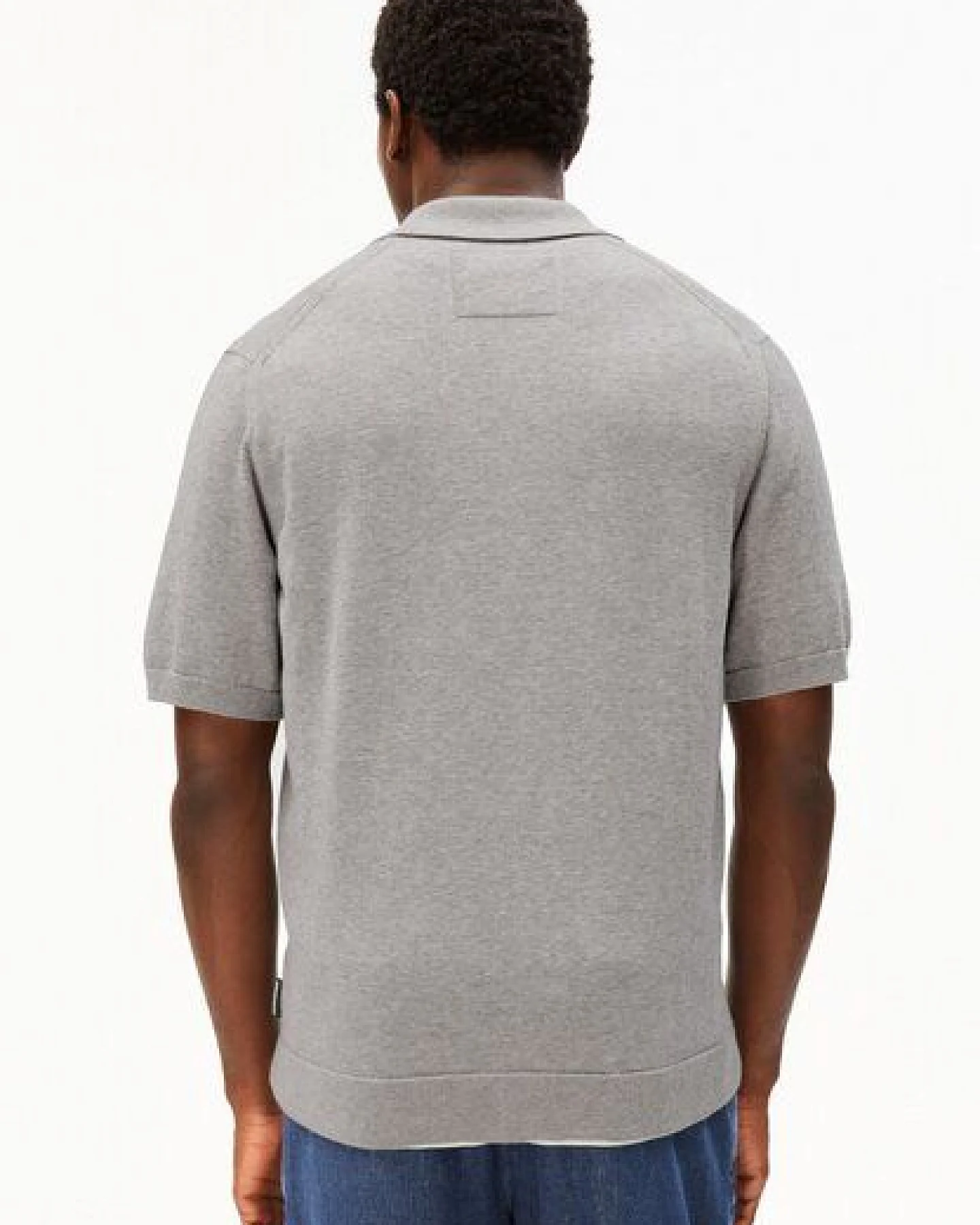 ARMEDANGELS KNIT POLO Herren Strick-Polo aus 100% Bio-Baumwolle – Ansicht 2