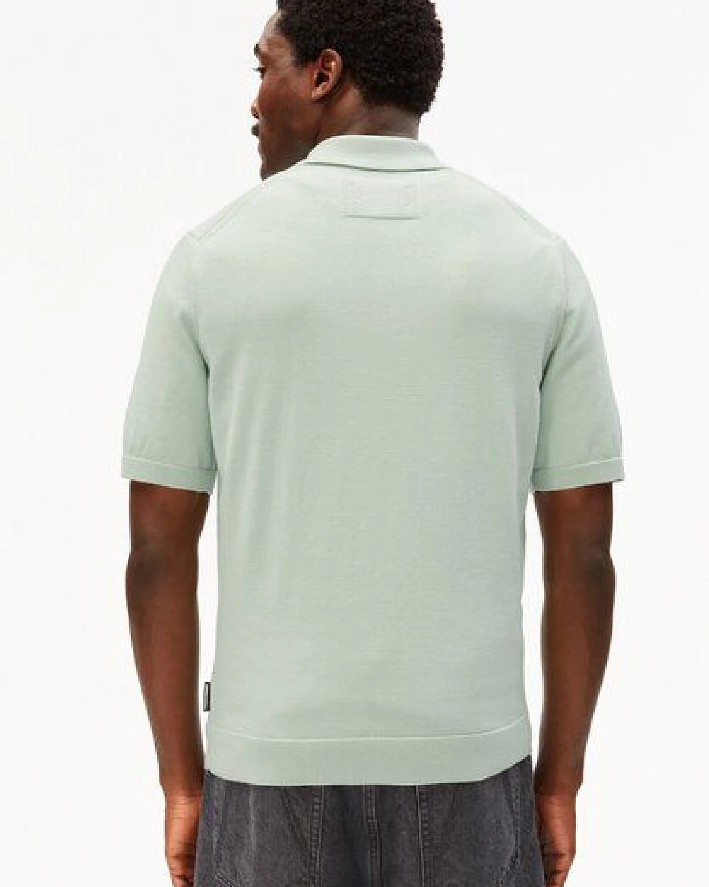 ARMEDANGELS KNIT POLO Herren Strick-Polo aus 100% Bio-Baumwolle – Ansicht 2