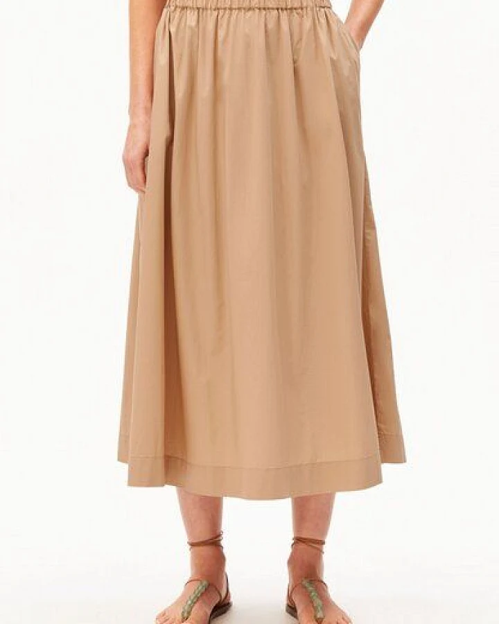 Produktseite: ARMEDANGELS POPLIN Damen Rock aus 100% Bio-Baumwolle