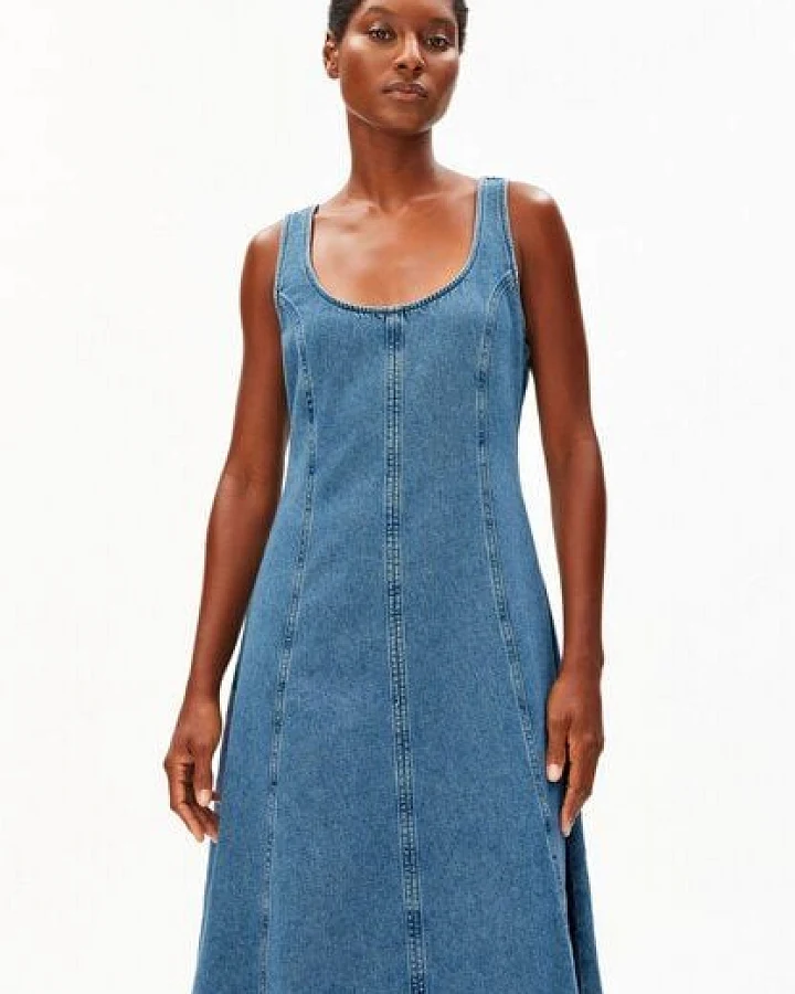 ARMEDANGELS DENIM Damen Jeanskleid aus Bio-Baumwoll Mix