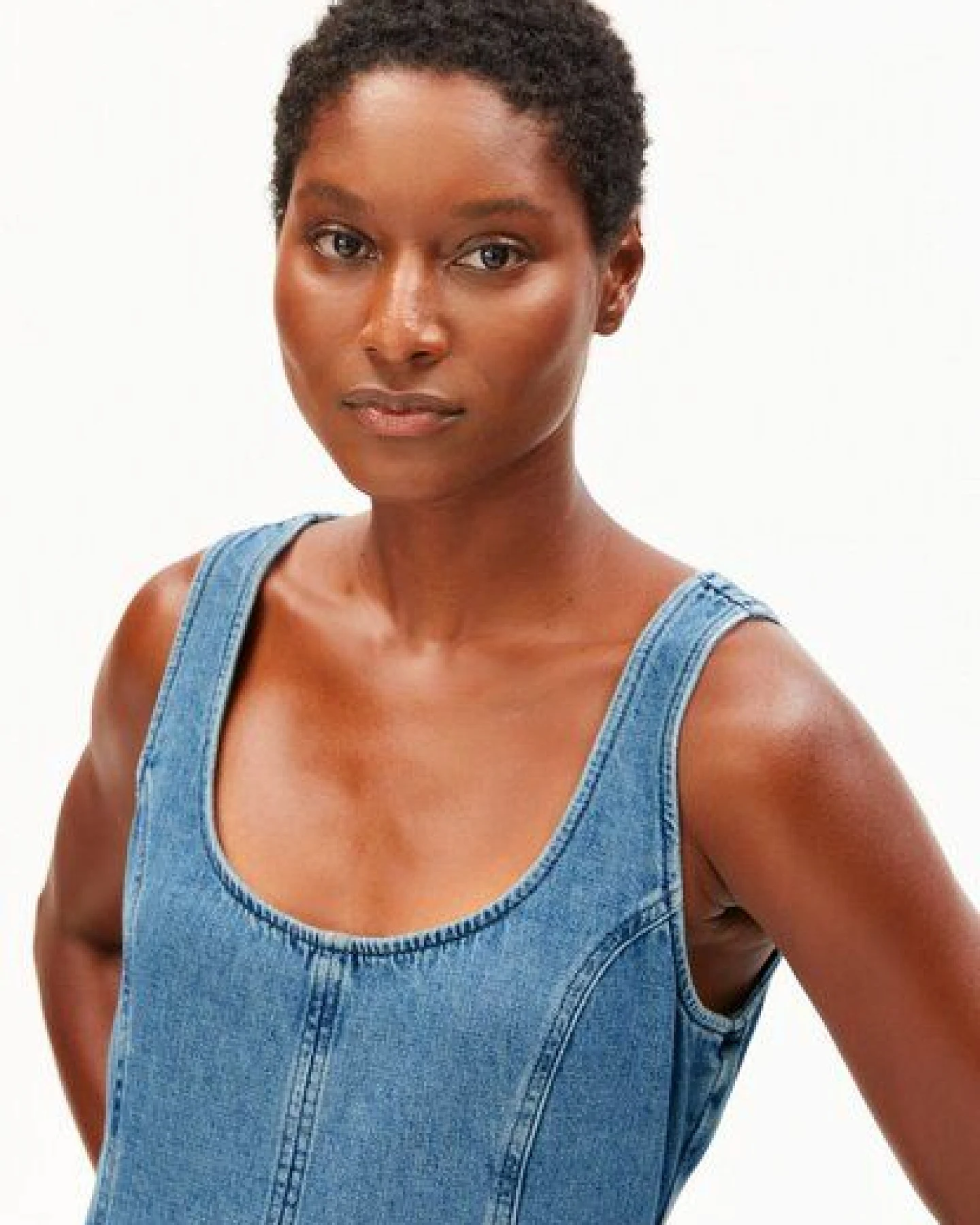 ARMEDANGELS DENIM Damen Jeanskleid aus Bio-Baumwoll Mix – Ansicht 3