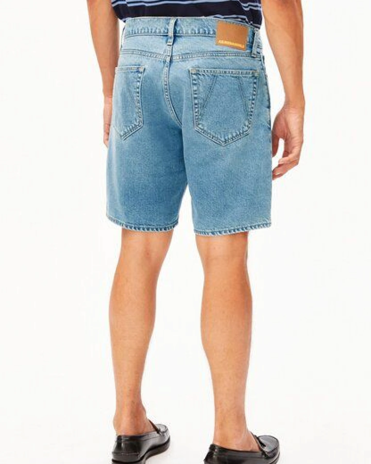 ARMEDANGELS AARVO Herren Jeans-Shorts aus 100% recycelter Baumwolle – Ansicht 3