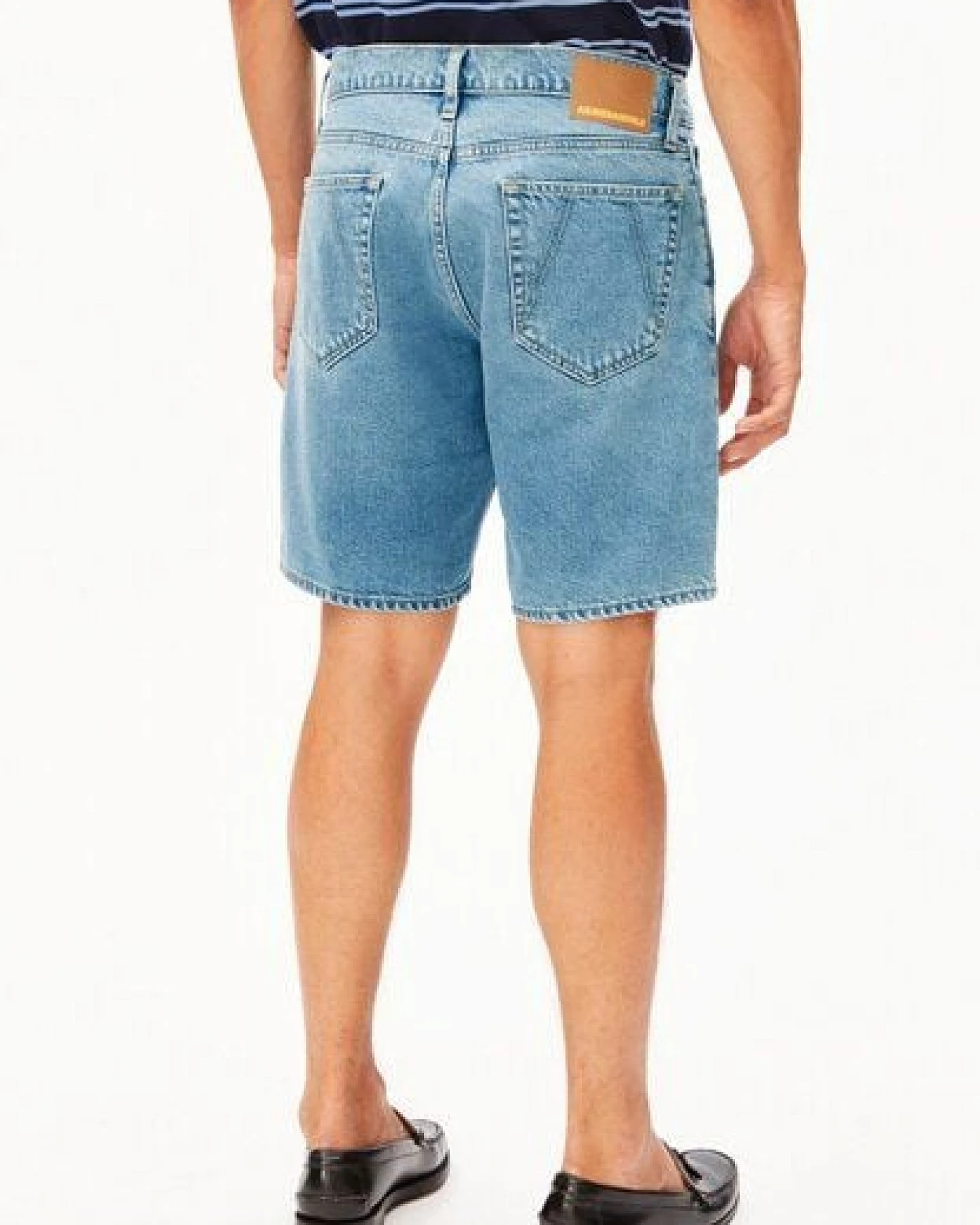 ARMEDANGELS AARVO Herren Jeans-Shorts aus 100% recycelter Baumwolle – Ansicht 3