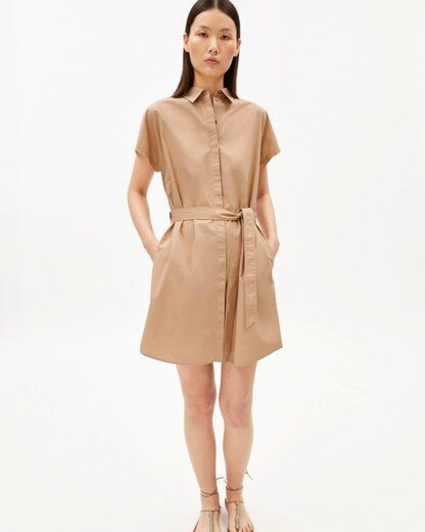 ARMEDANGELS LARISAANA MINI Damen Kleid aus 100% Bio-Baumwolle – Ansicht 4