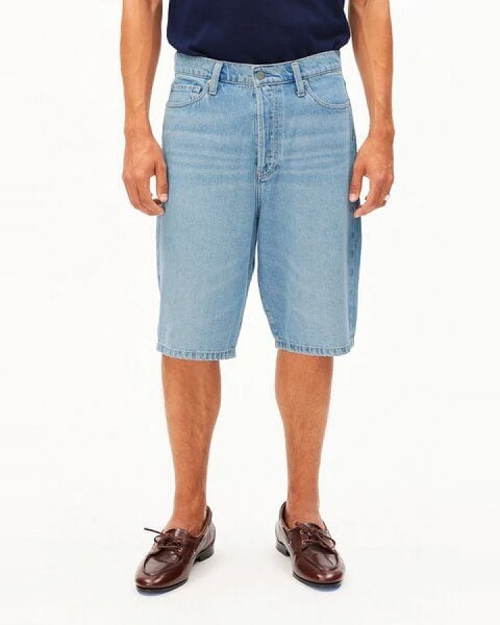 ARMEDANGELS BAGGY HEMP Herren Jeans-Shorts aus 100% TENCEL Lyocell