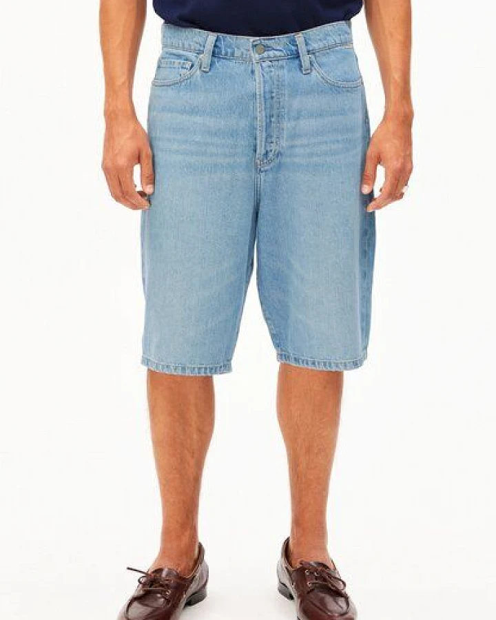 ARMEDANGELS BAGGY HEMP Herren Jeans-Shorts aus 100% TENCEL Lyocell