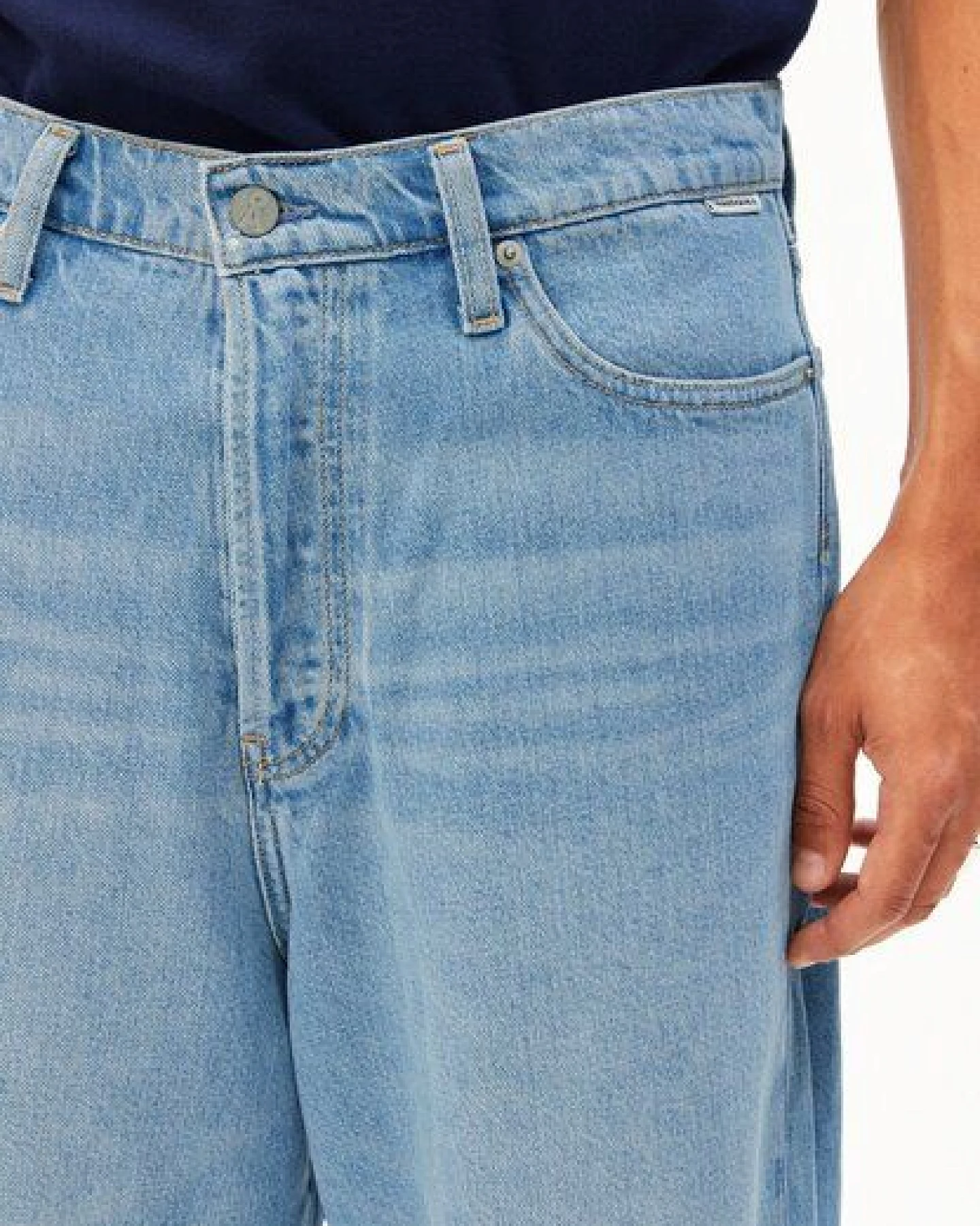 ARMEDANGELS BAGGY HEMP Herren Jeans-Shorts aus 100% TENCEL Lyocell – Ansicht 3