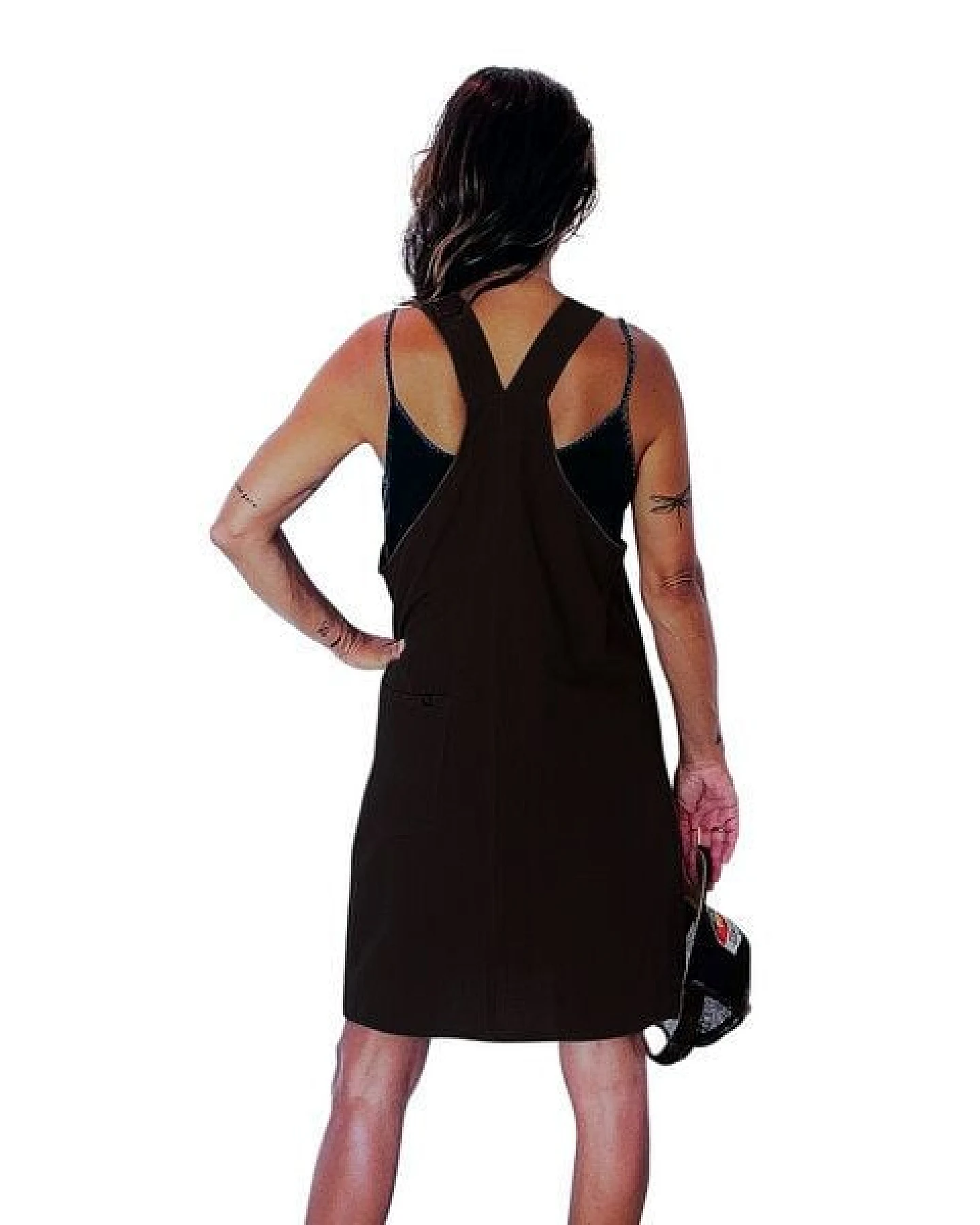 The Driftwood Tales Nachhaltiger Latzkleid aus recycelter Baumwolle – Ansicht 4