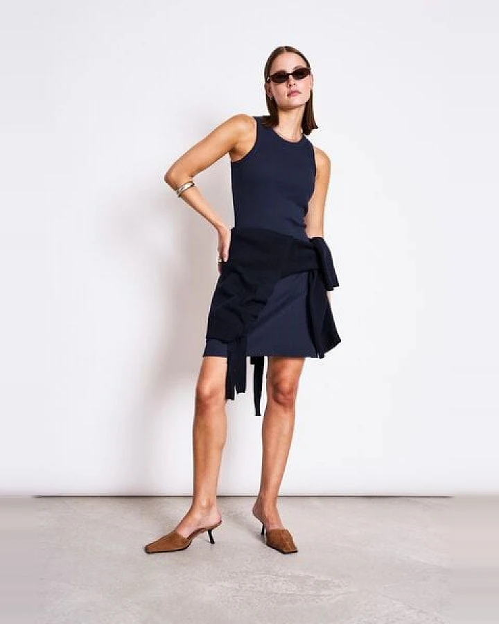 JAN N JUNE Ripp-Minikleid PORTO GOTS