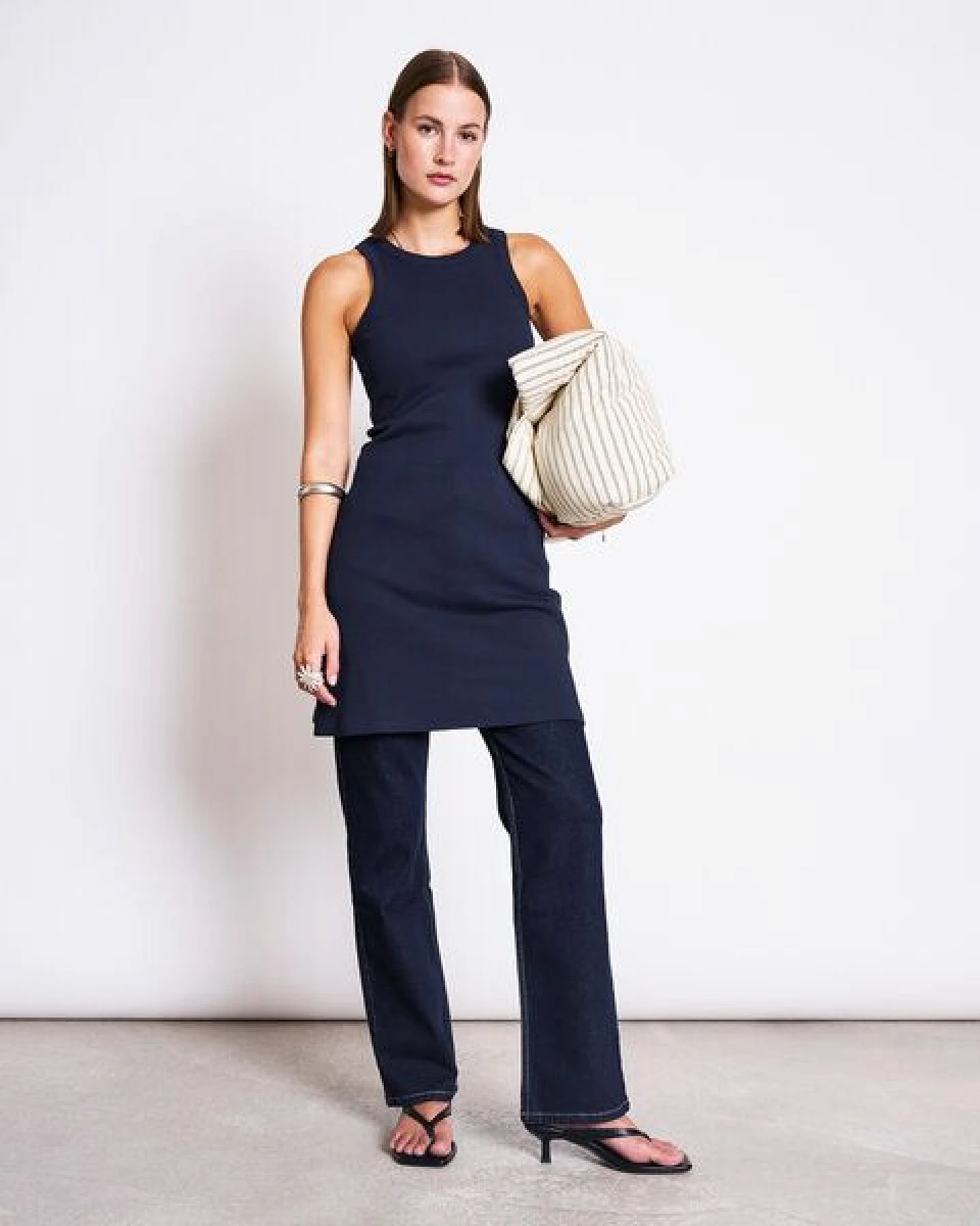 JAN N JUNE Ripp-Minikleid PORTO GOTS – Ansicht 4