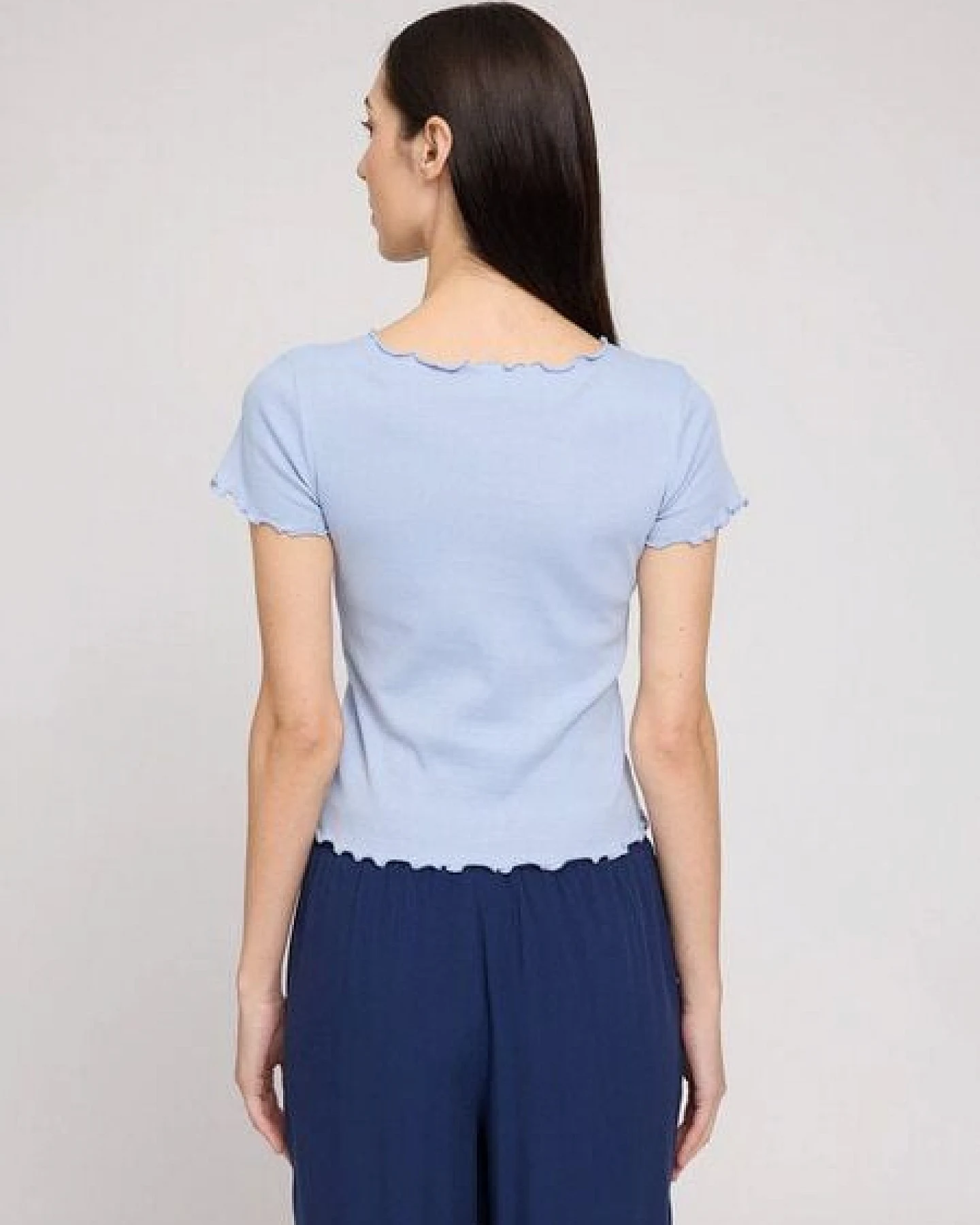 Mazine Babylock Hems T-Shirt - aus Bio-Baumwolle – Ansicht 2