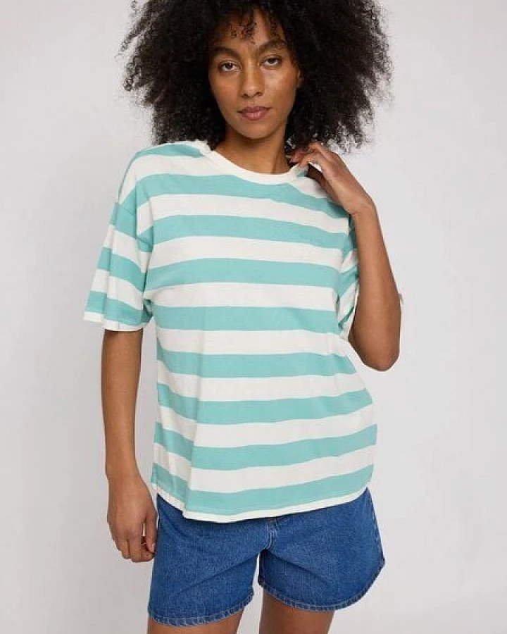 Mazine Bold Striped T-Shirt für Frauen - aus Biobaumwolle