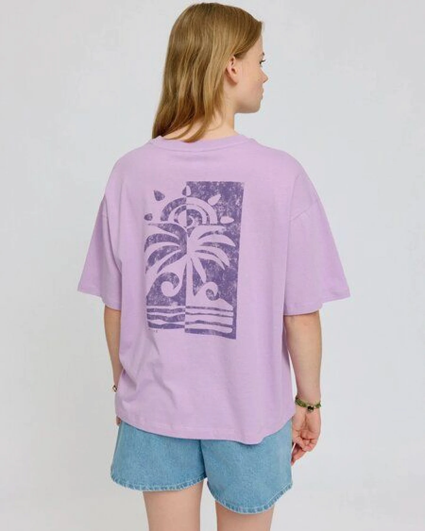 Mazine Back Print T-Shirt für Frauen - aus Biobaumwolle – Ansicht 3