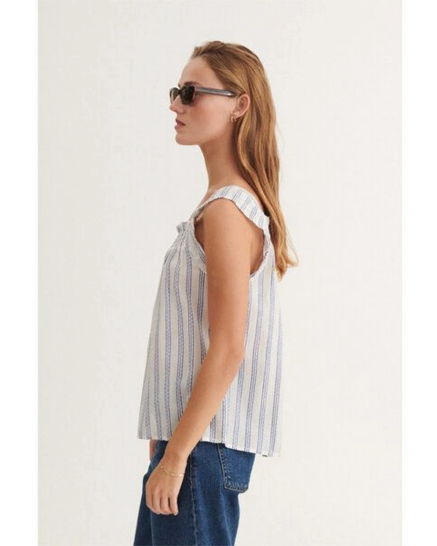 Basic Apparel Gestreiftes Top ADA aus Bio-Baumwolle – Ansicht 3